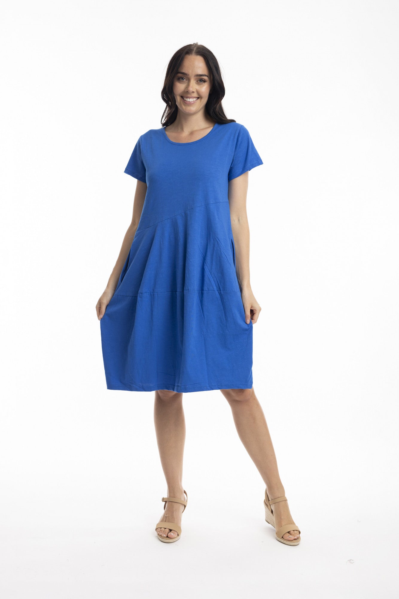 Short Sleeve Bubble Dress. Style ORI1134
