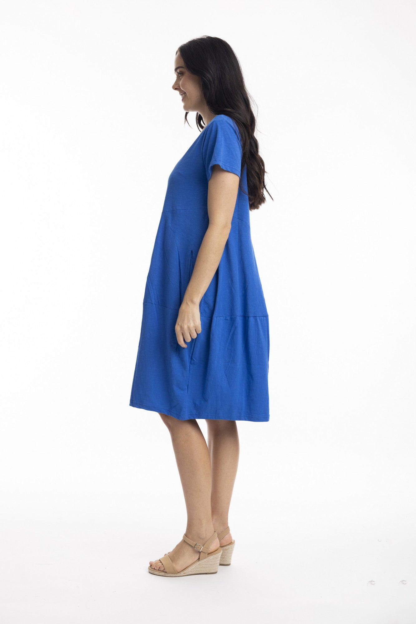 Short Sleeve Bubble Dress. Style ORI1134