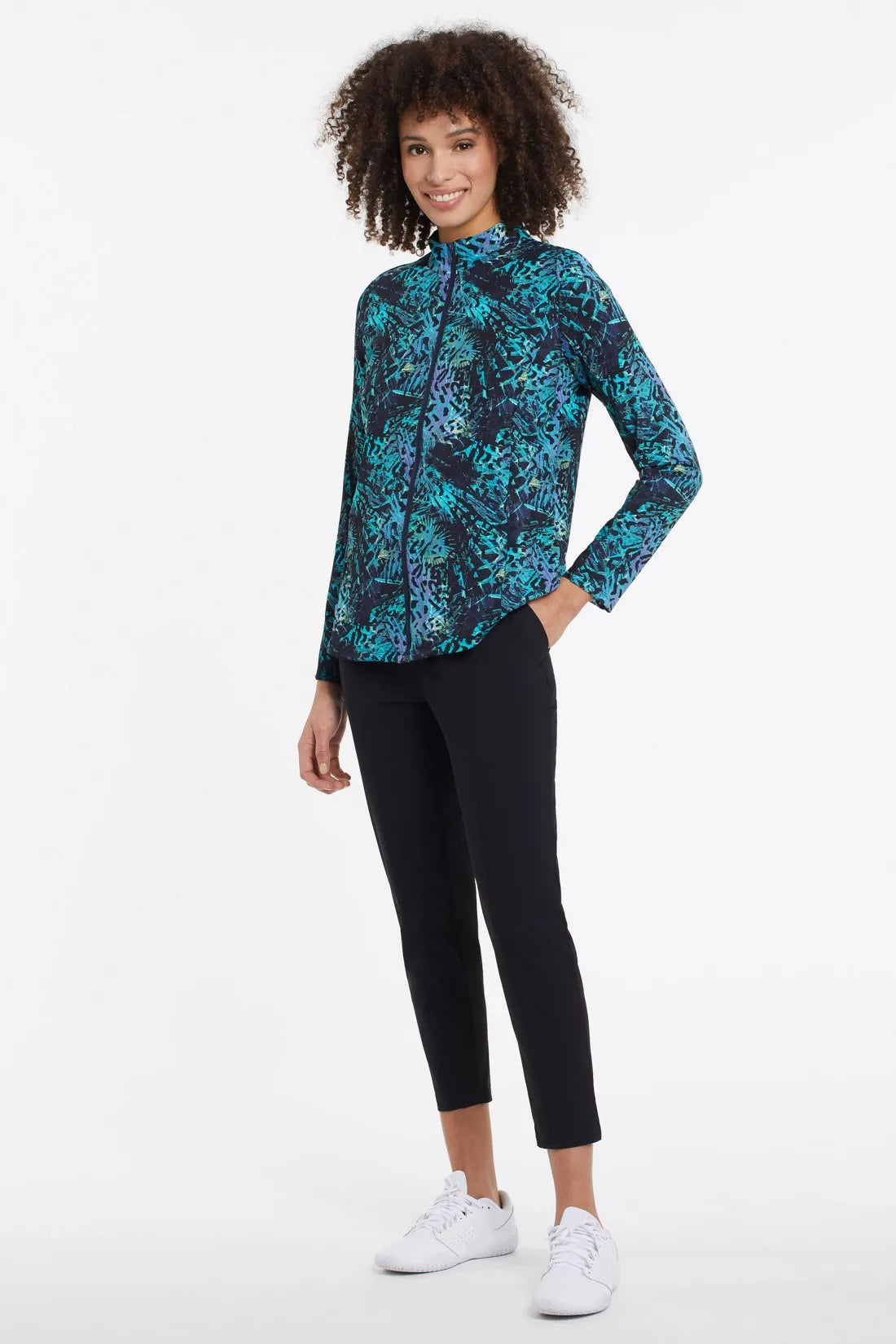 Pull On Technical Cropped Pant. Style TR1207O-3668