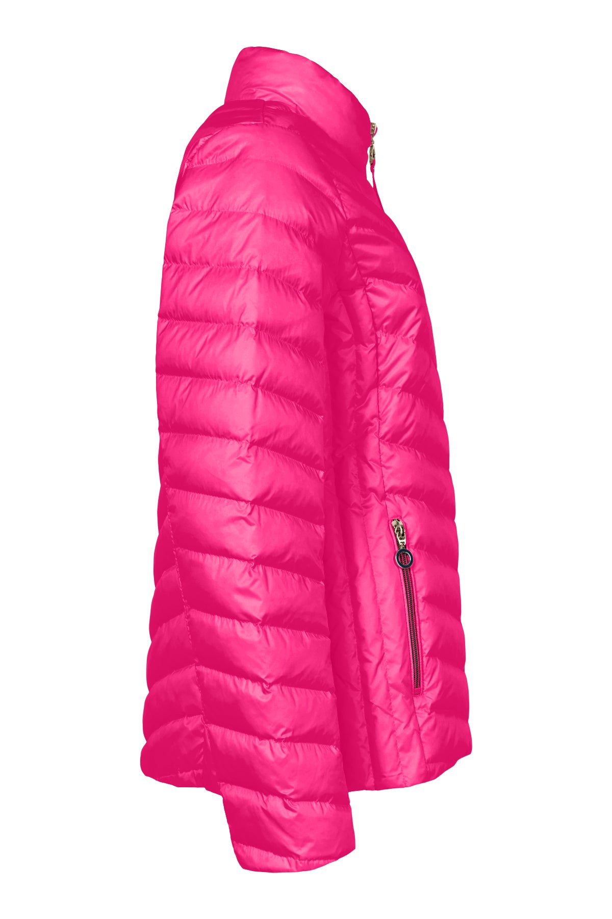 Lightweight Puffer Zip Pocket Spring Jacket. Style FR528