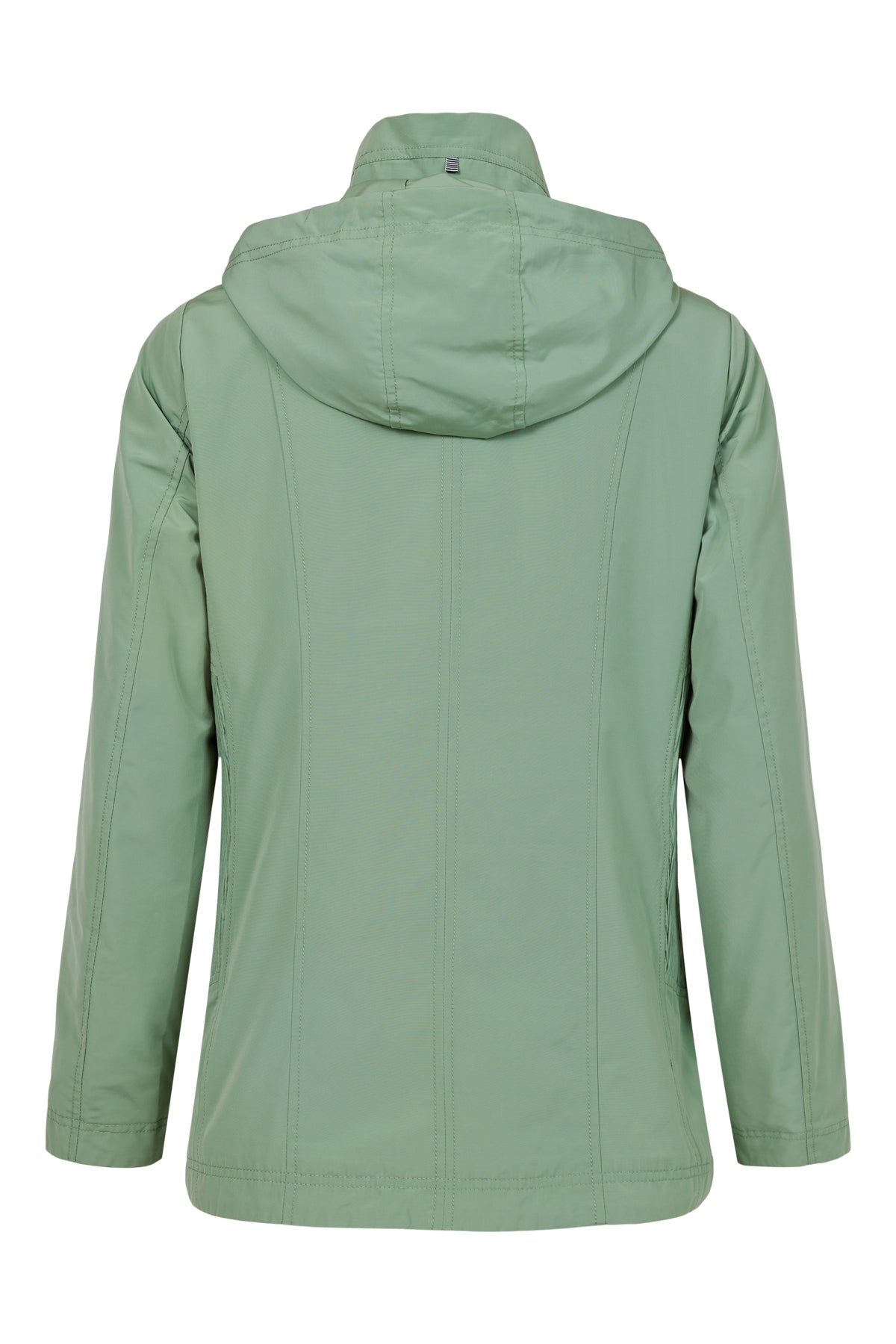 Side Gather Detachable Hood Spring Jacket. Style FR820