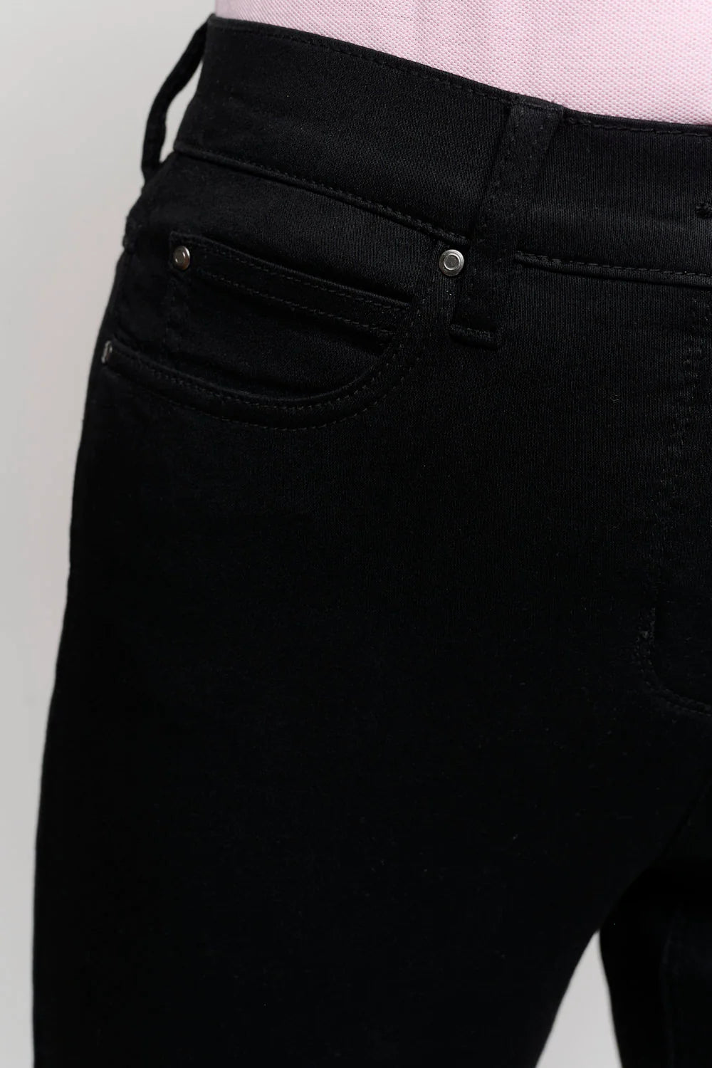 Ingrid Fit High Waist Wide Leg Black Jean. Style BTX204588