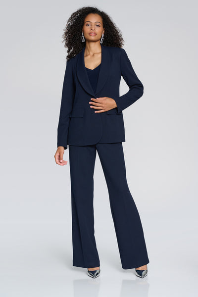 Fitted Blazer in Midnight Blue or Black. Style JR233786