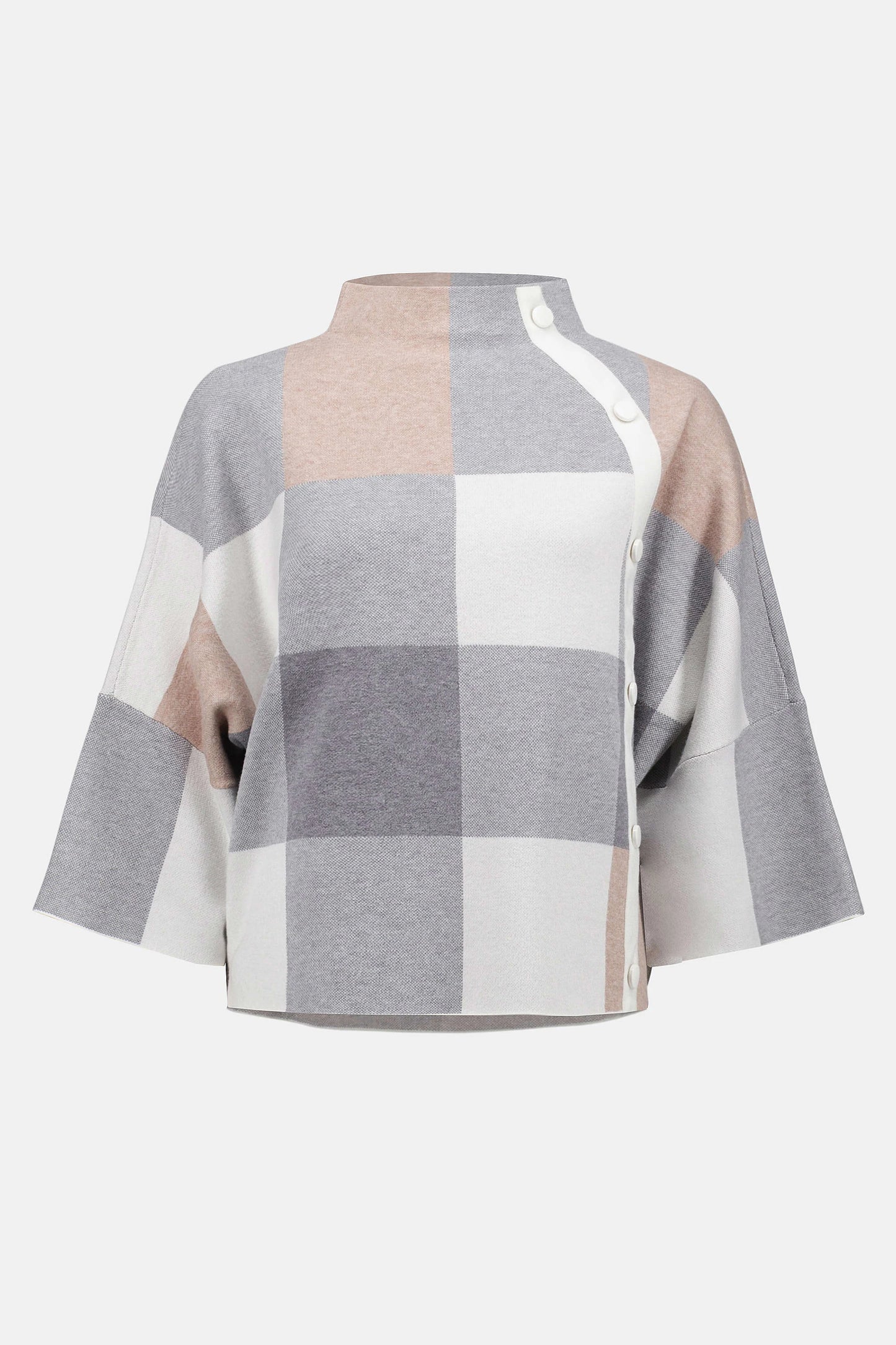 Funnel Neck Loose Silhouette Sweater. Style JR243948F25