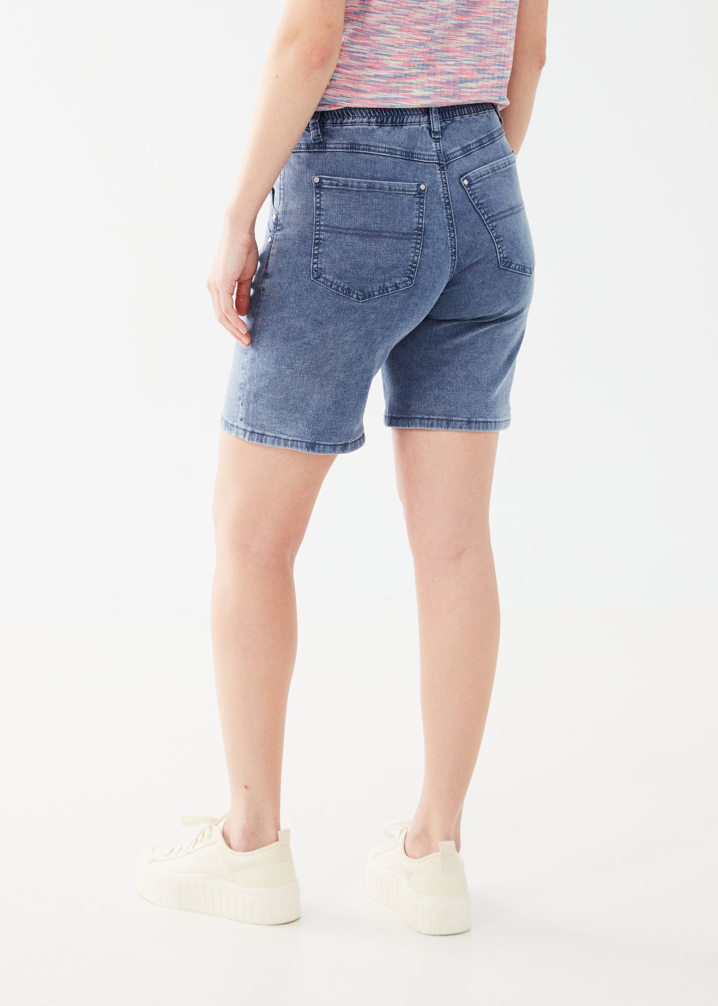 Pull On Lightweight Denim Shorts. Style FD2495247