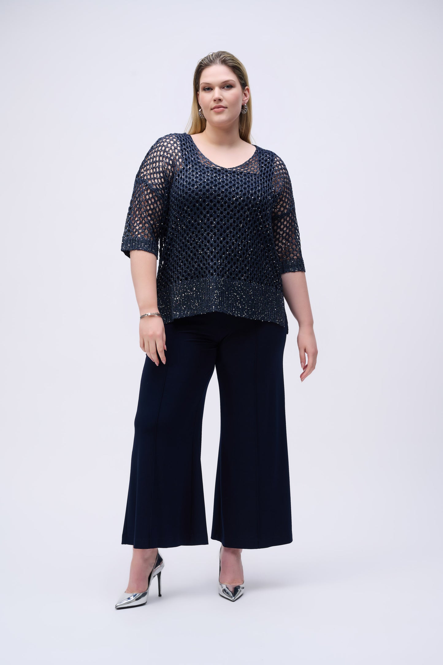 Pull On Wide Leg Centre Seam Pant. Style JR251017