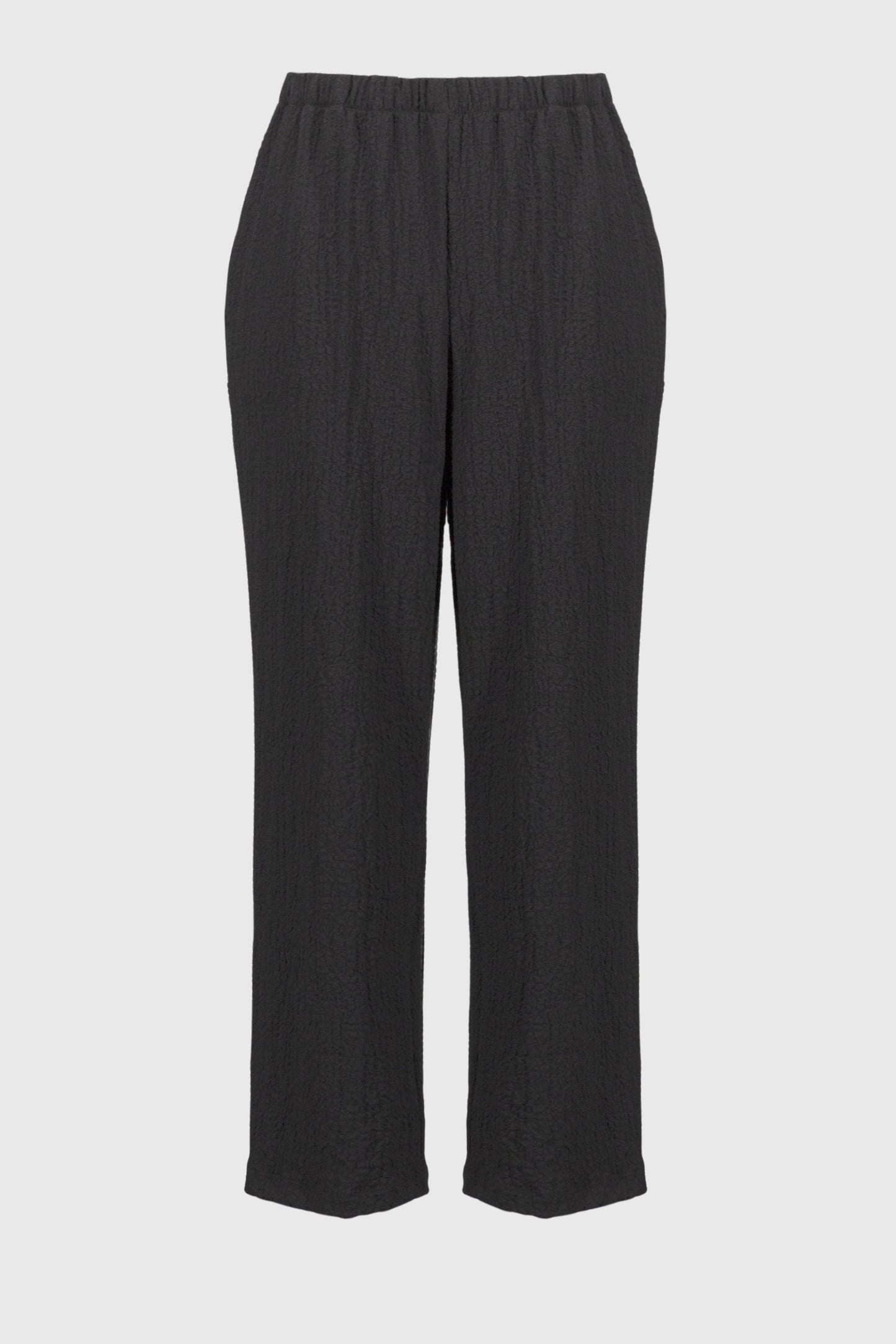 Seersucker Wide Leg Pull On Pant. Style JR251227