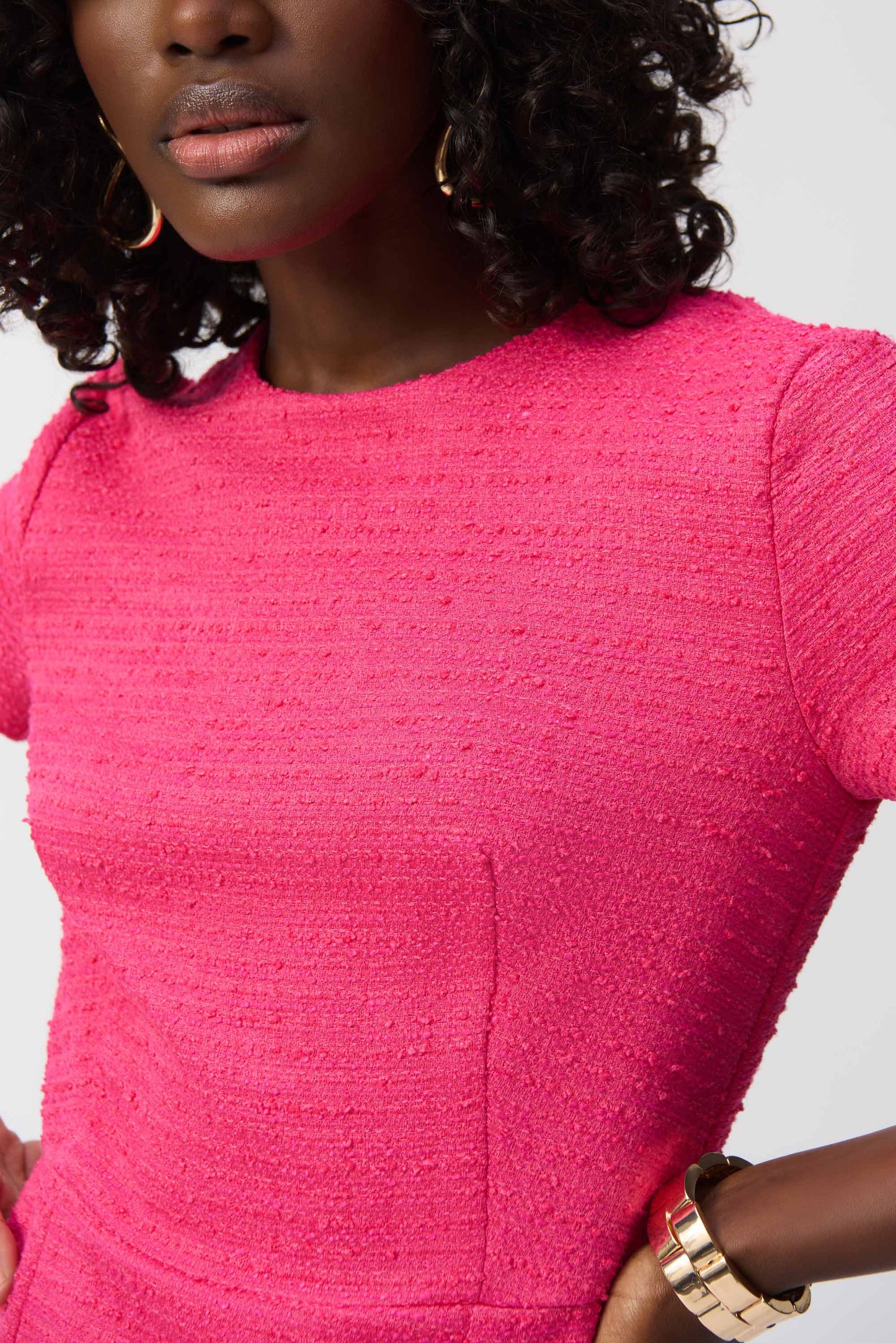 Bouclé A-Line Dress. Style JR251267