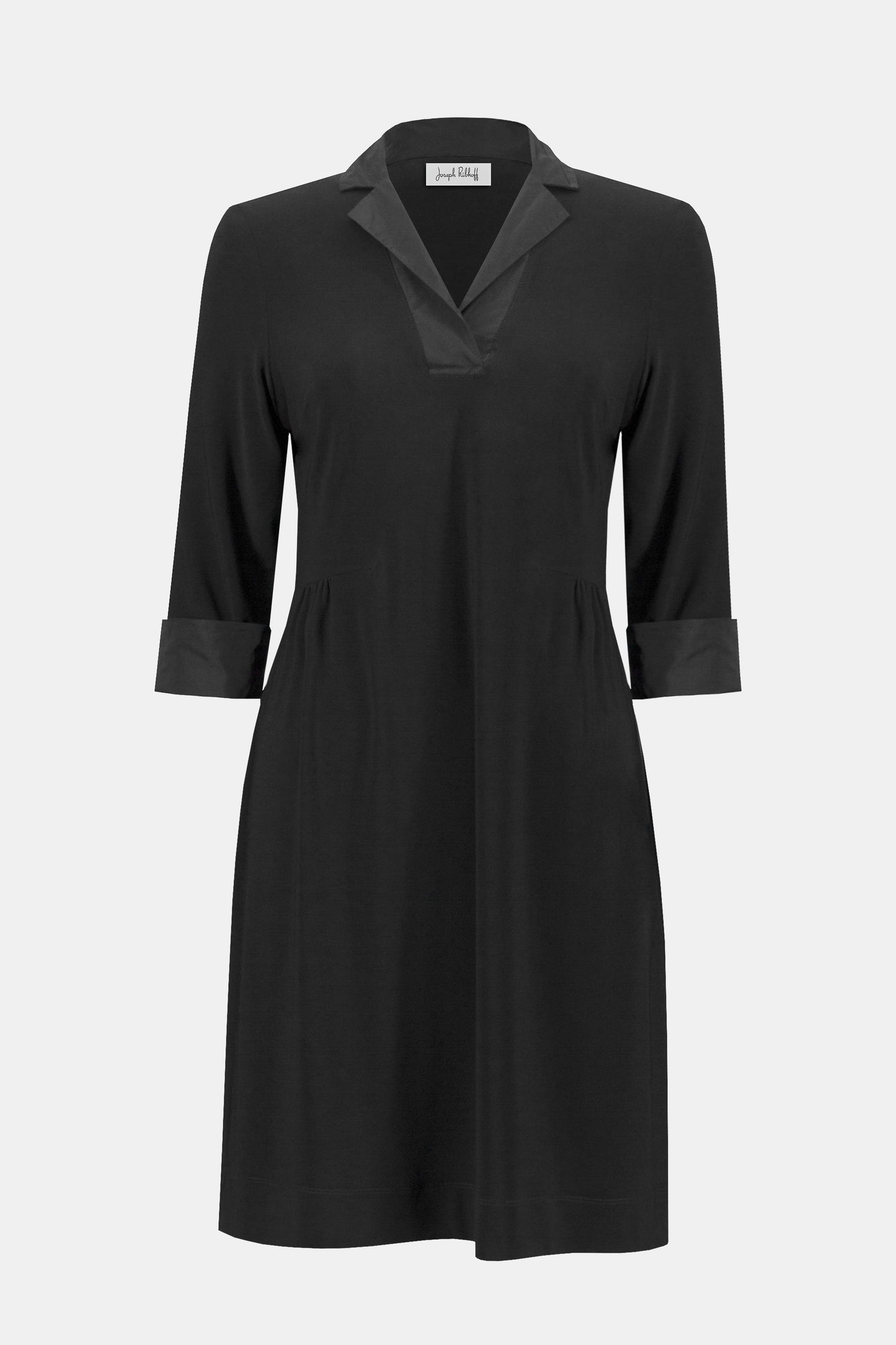 Silky Knit & Memory Trapeze Dress. Style JR252028