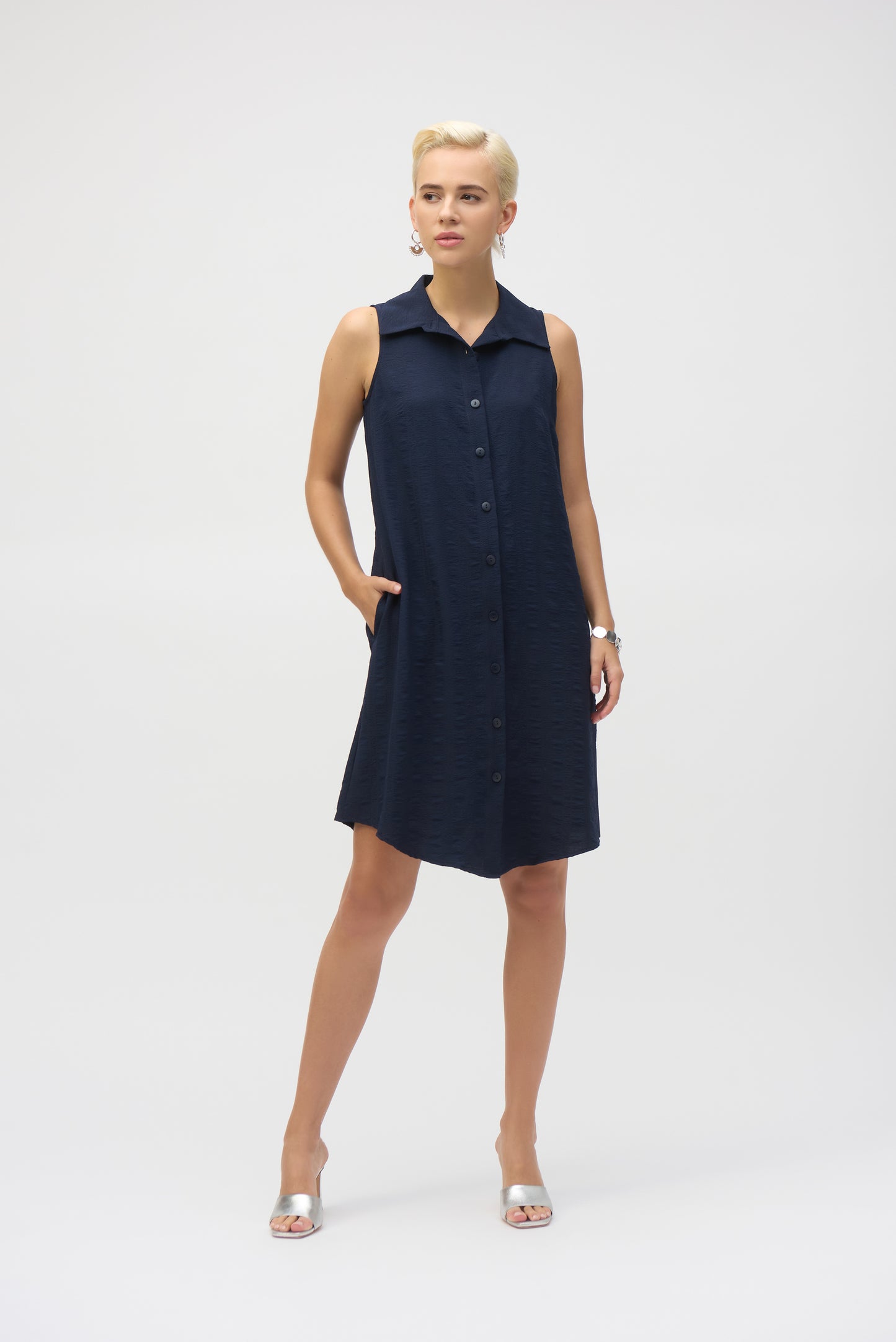 Novelty Straight Shirt Dress. Style JR252173