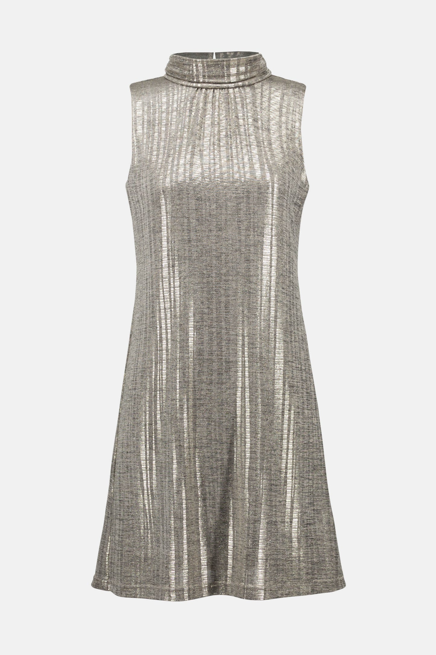 Foiled Novelty Knit Straight Dress. Style JR252216