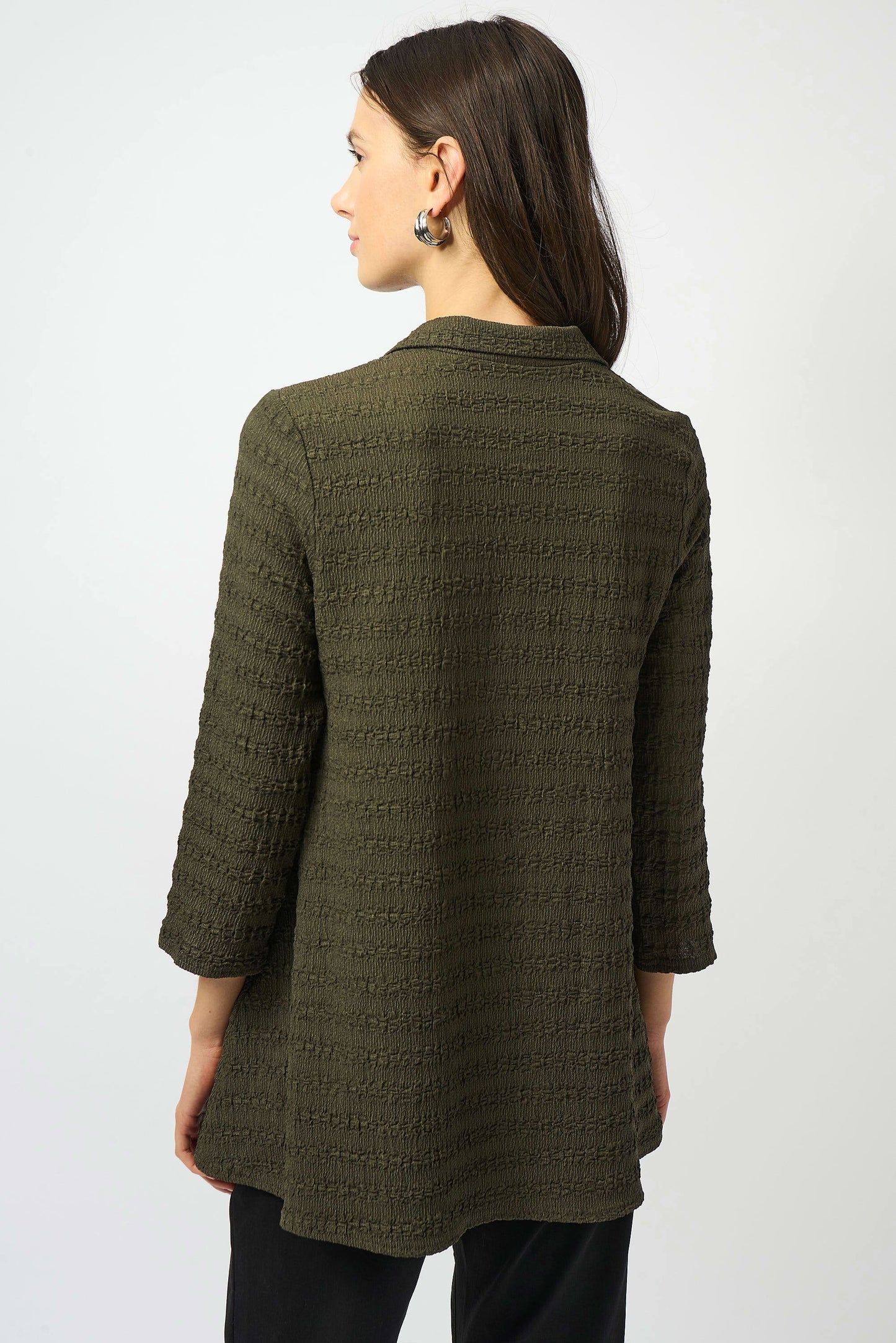 Textured Knit A-Line Tunic. Style JR253028