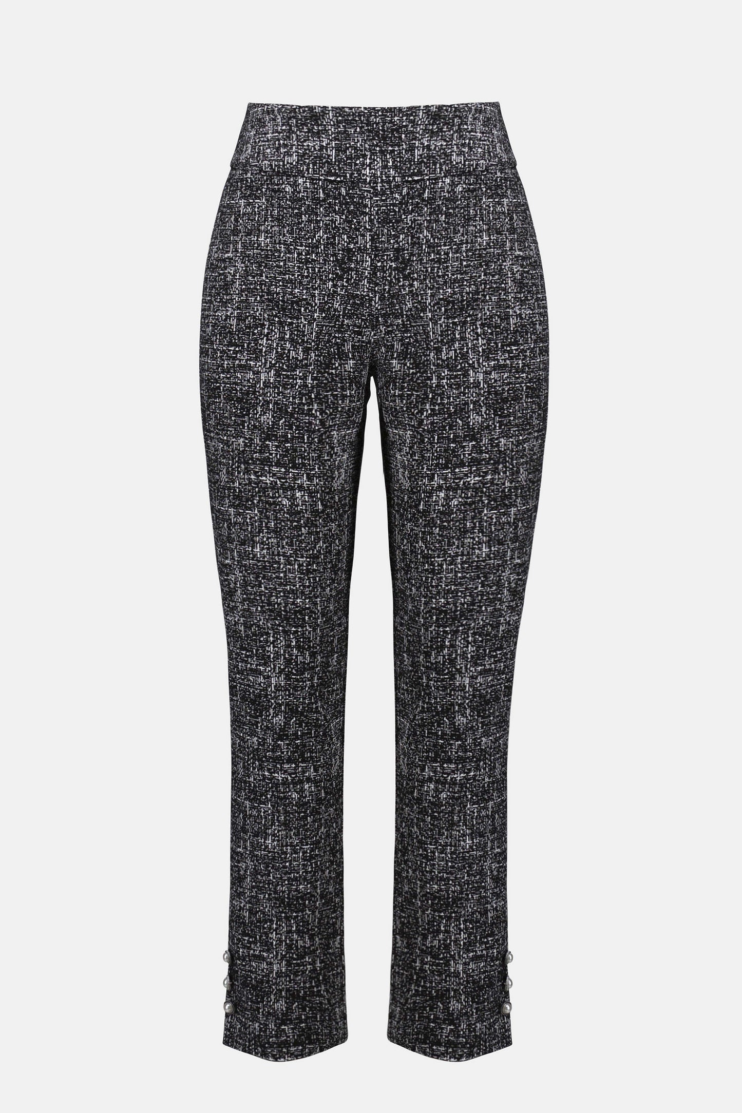 Abstract Jacquard Straight Pull-On Pants. Style JR253099