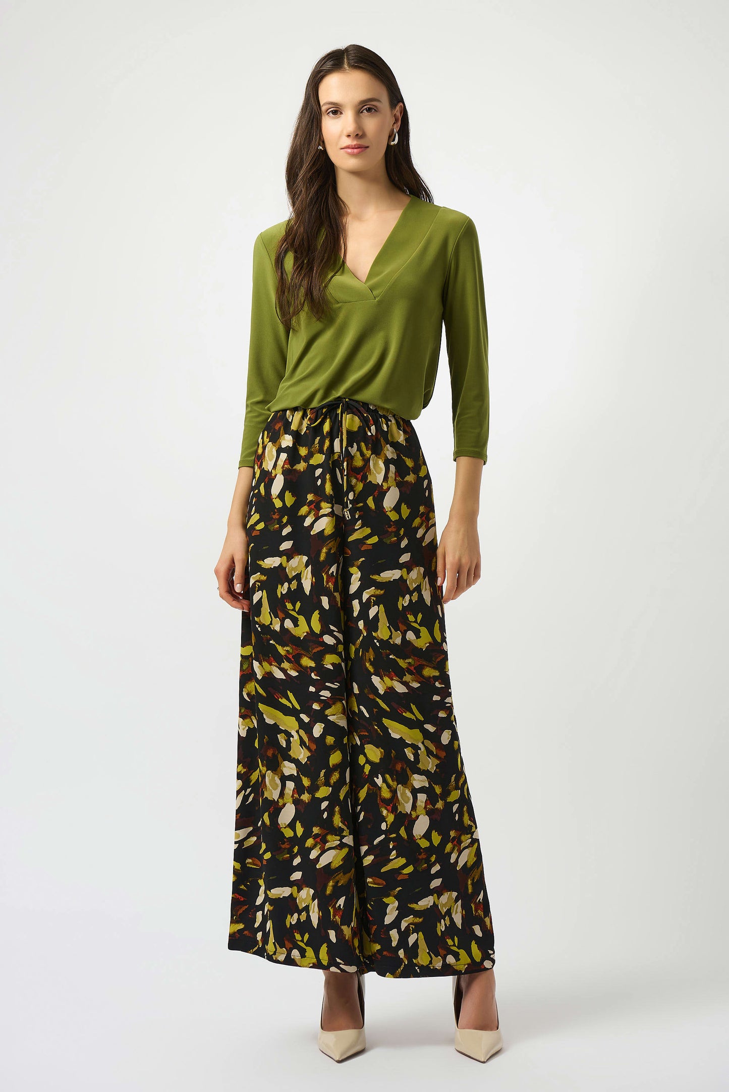 Silky Knit Flared Top. Style JR253112
