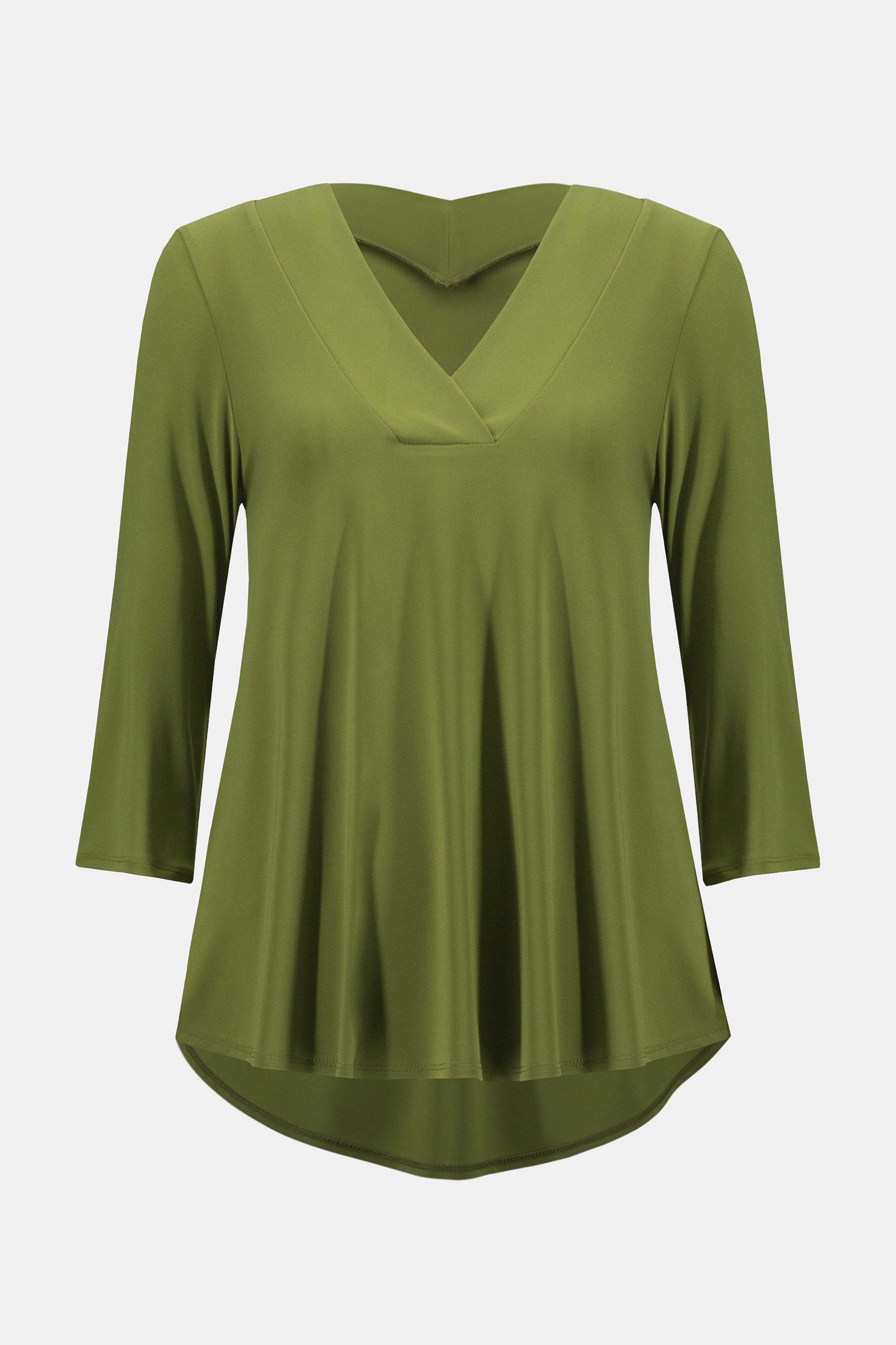 Silky Knit Flared Top. Style JR253112