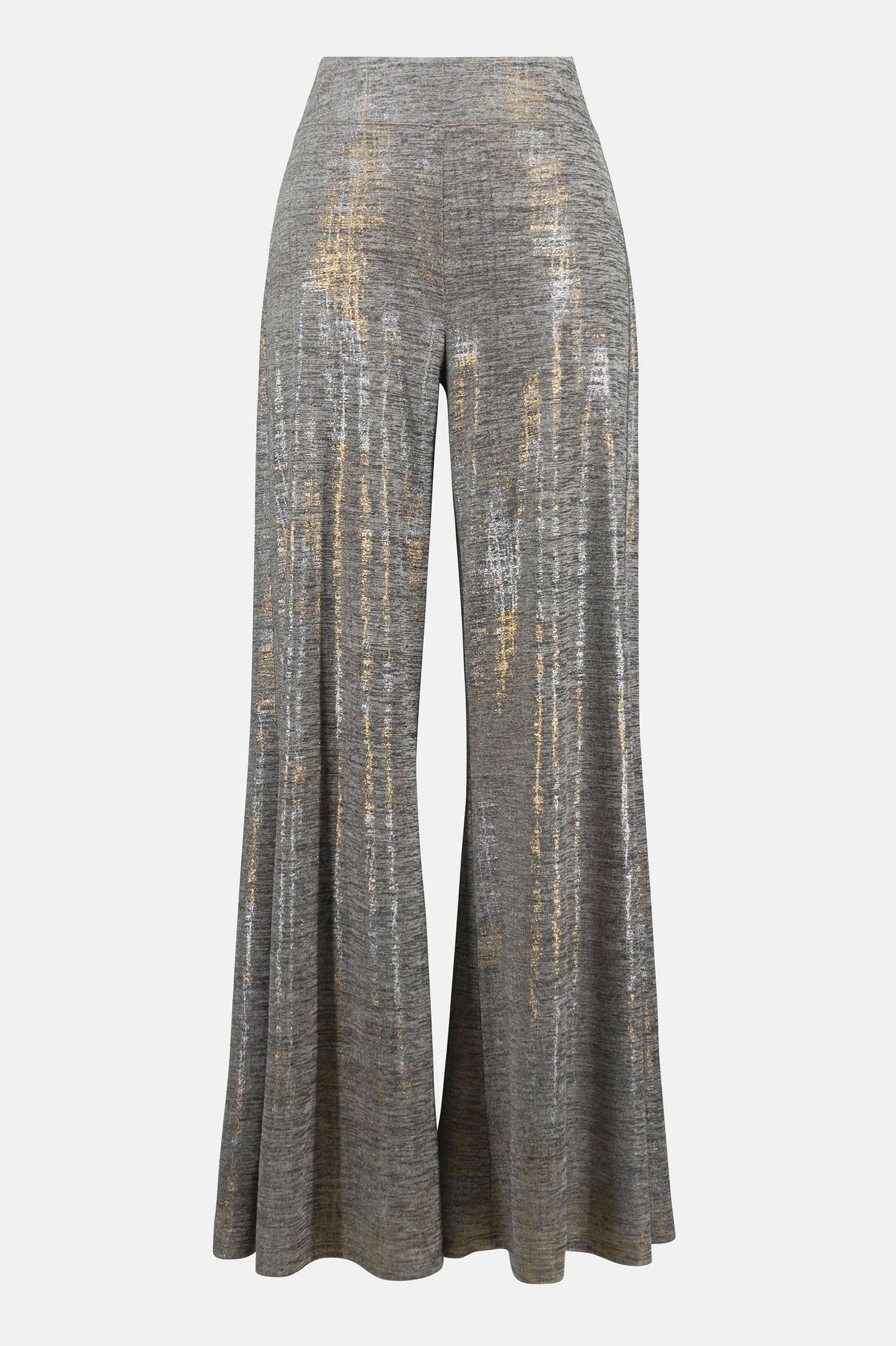Foiled Melange Wide Leg Pant. Style JR253274