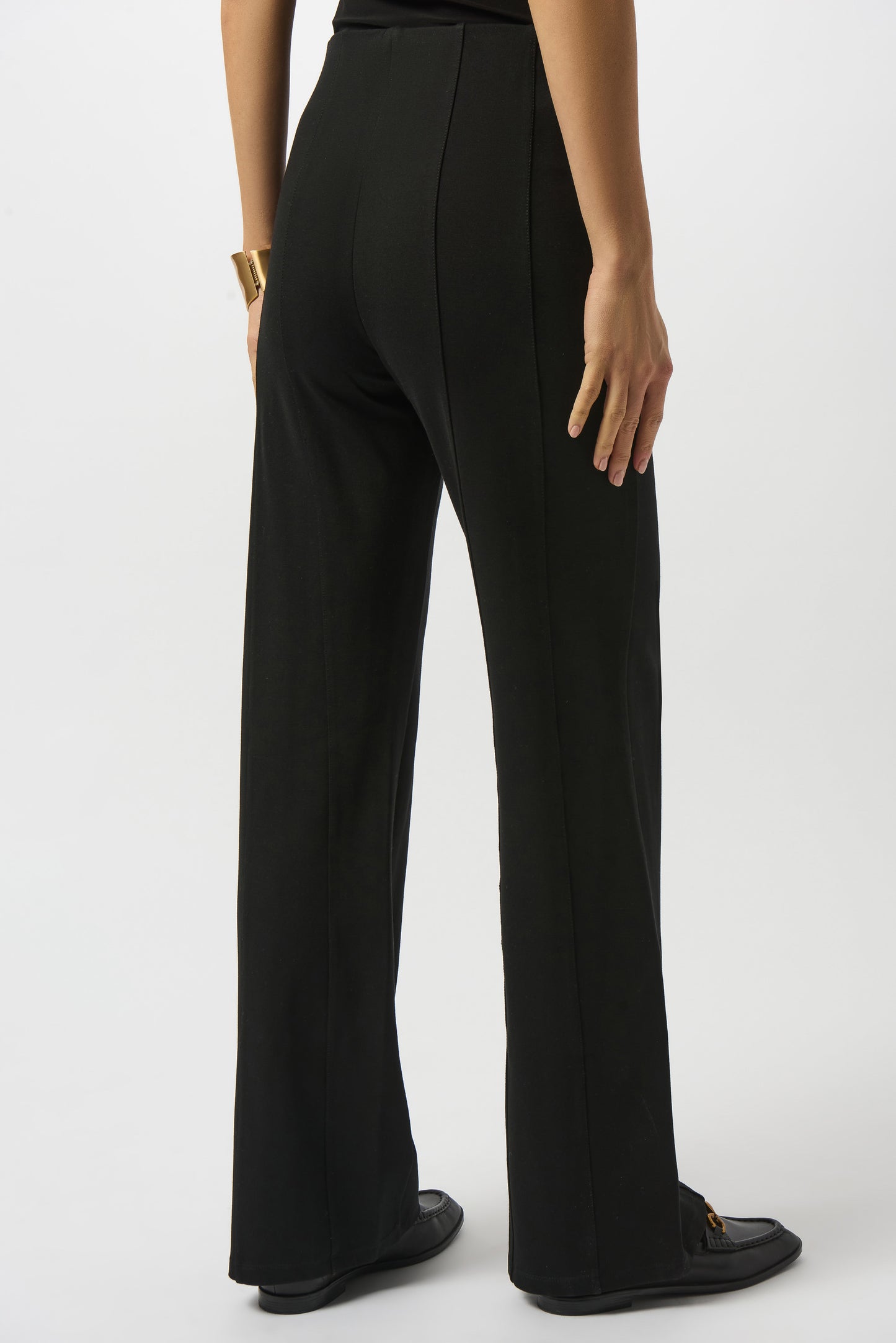 Heavy Knit Wide Leg Pull-On Pants. Style JR253919