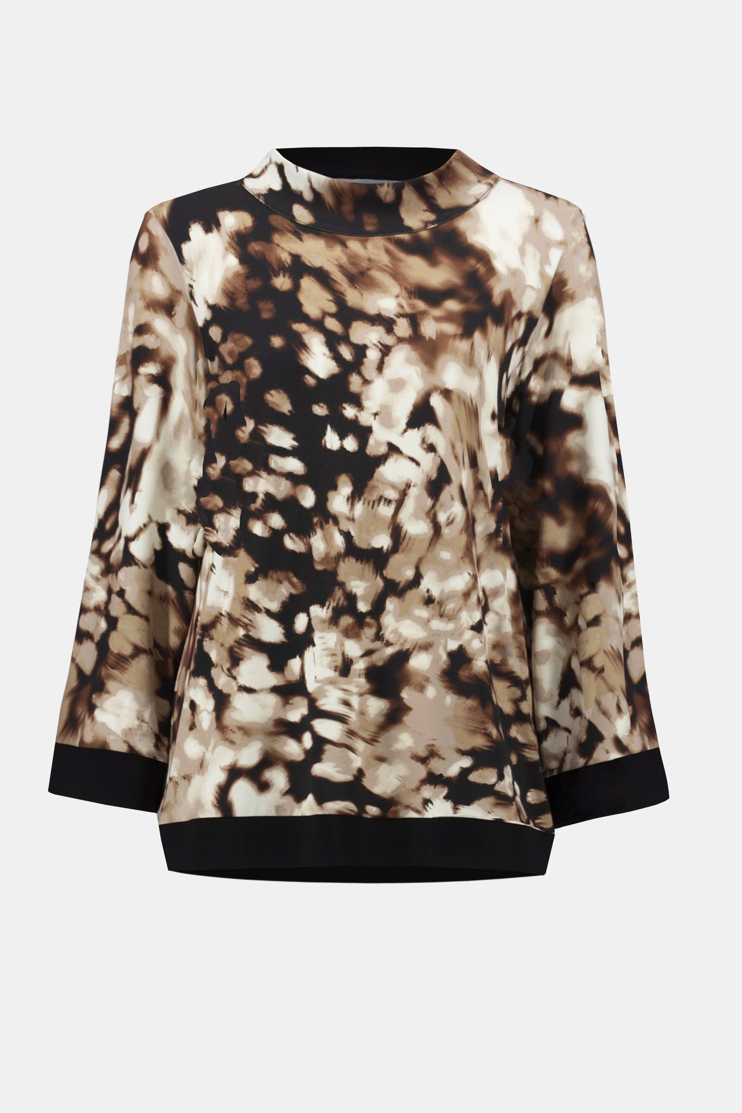 Silky Knit Animal Print Trapeze Tunic. Style JR254065