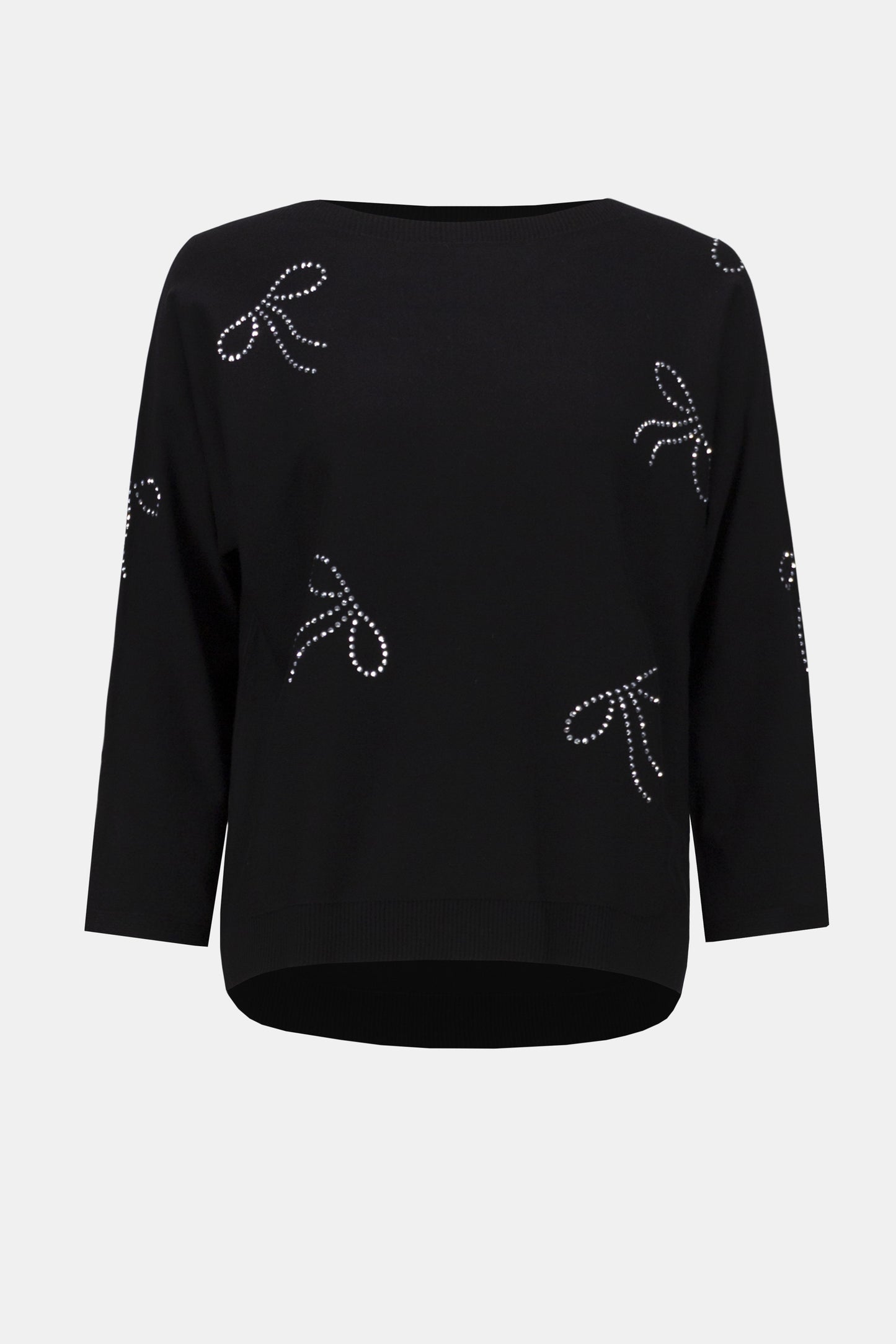 Knit Pullover Bow Detail Sweater. Style JR254950