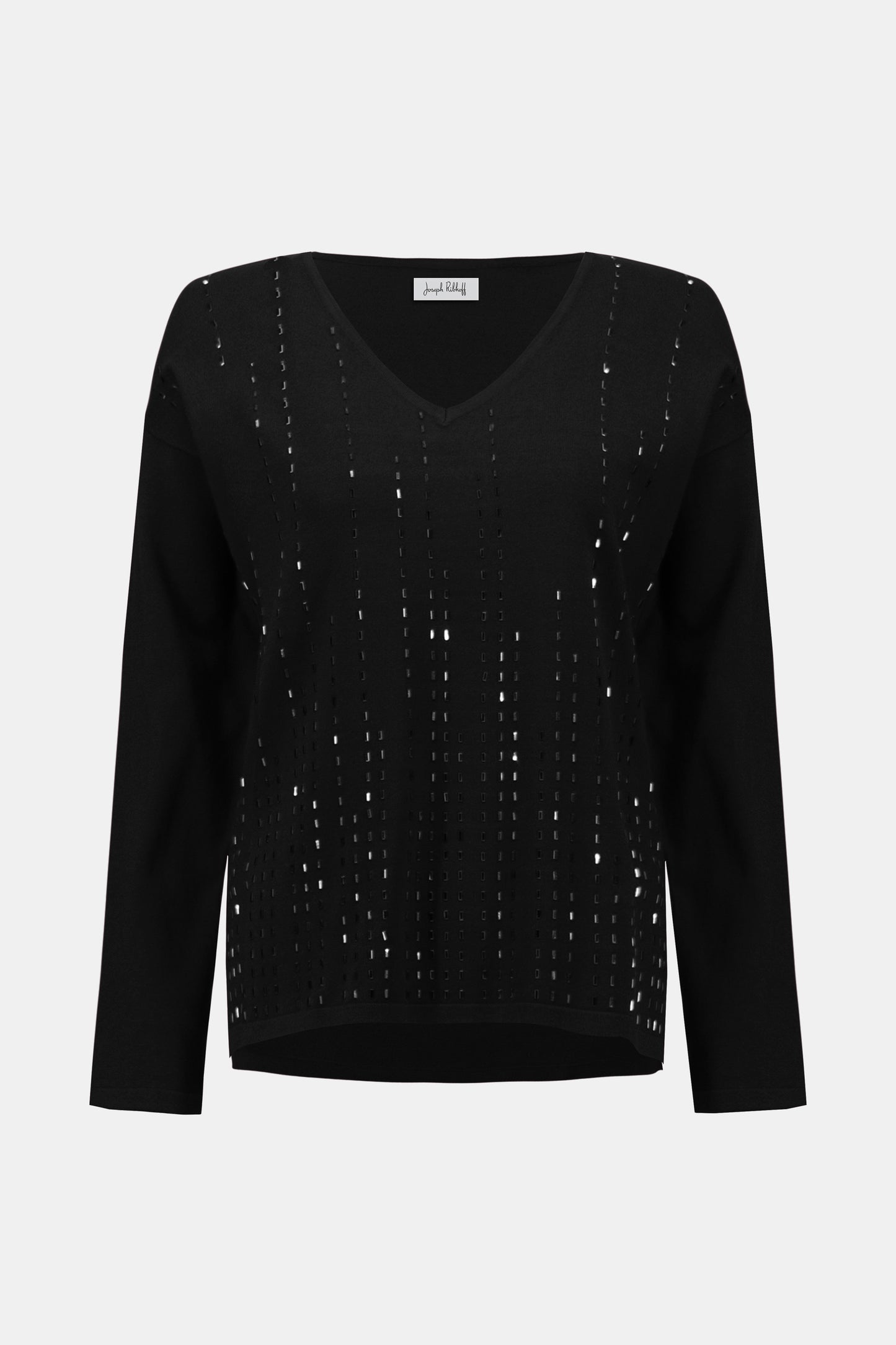 Iron-On Detail Knit Pullover Sweater. Style JR254966