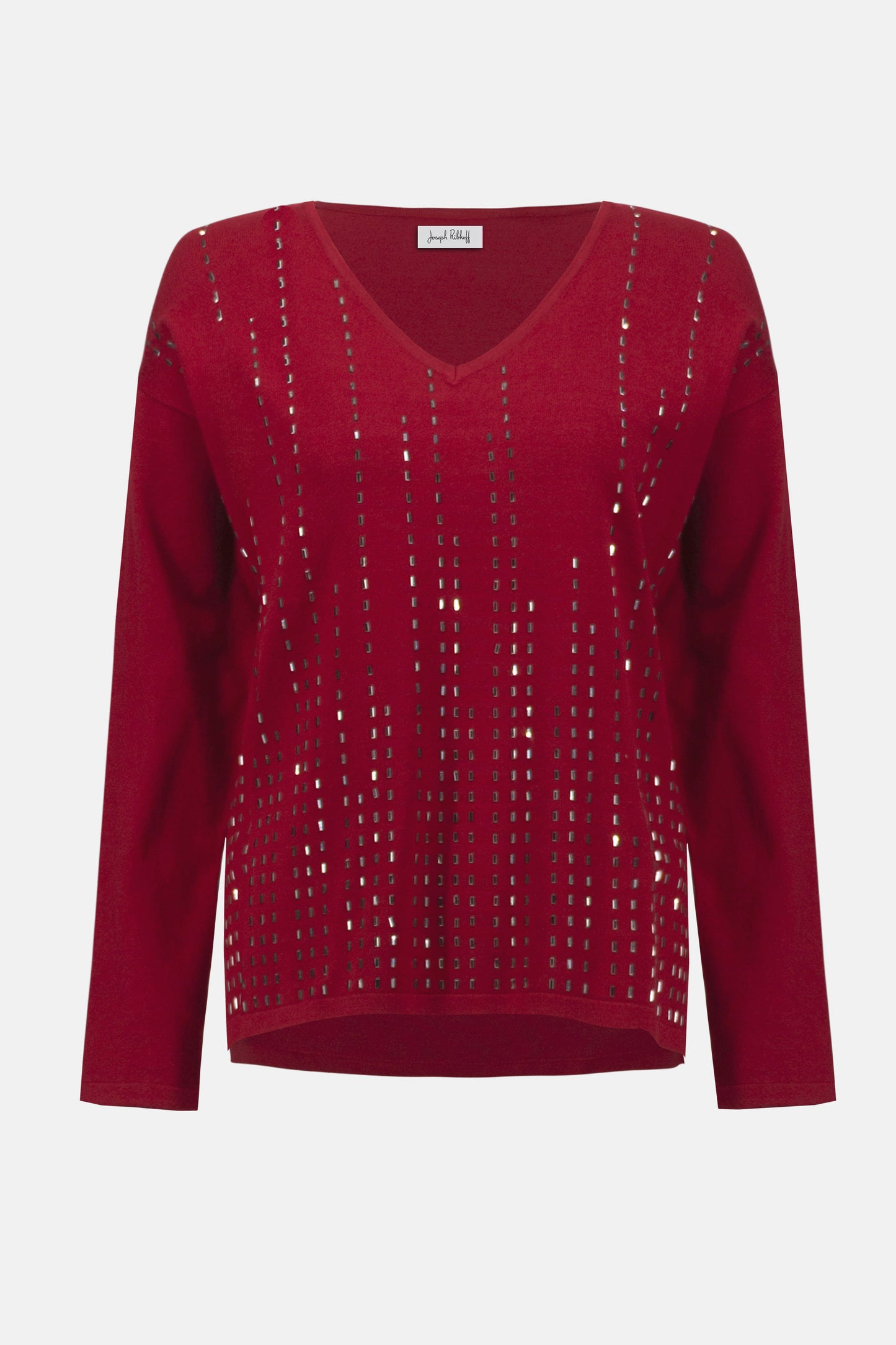 Iron-On Detail Knit Pullover Sweater. Style JR254966