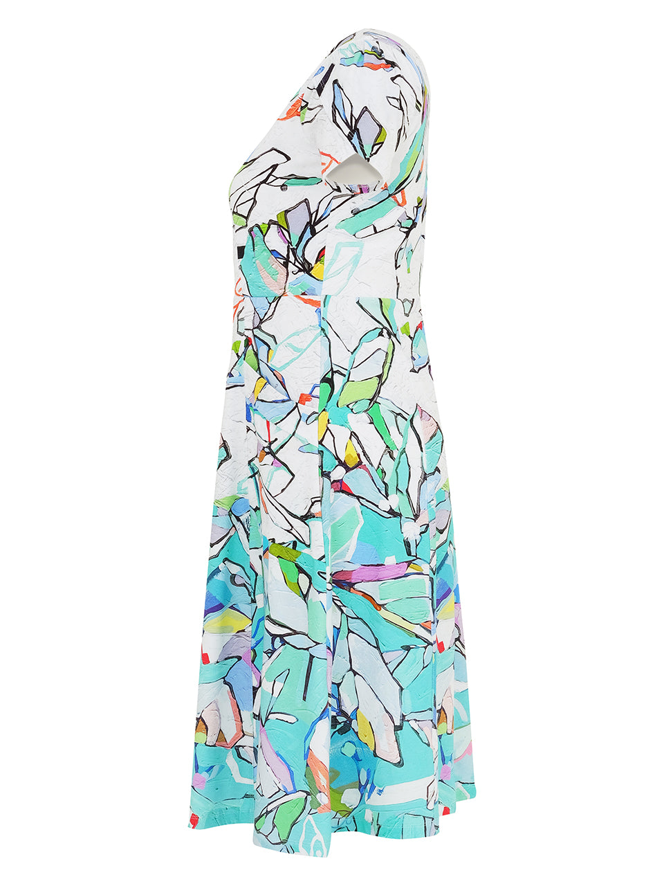 "Half Moon Morning" Artist Print Dress. Style DOLC25615
