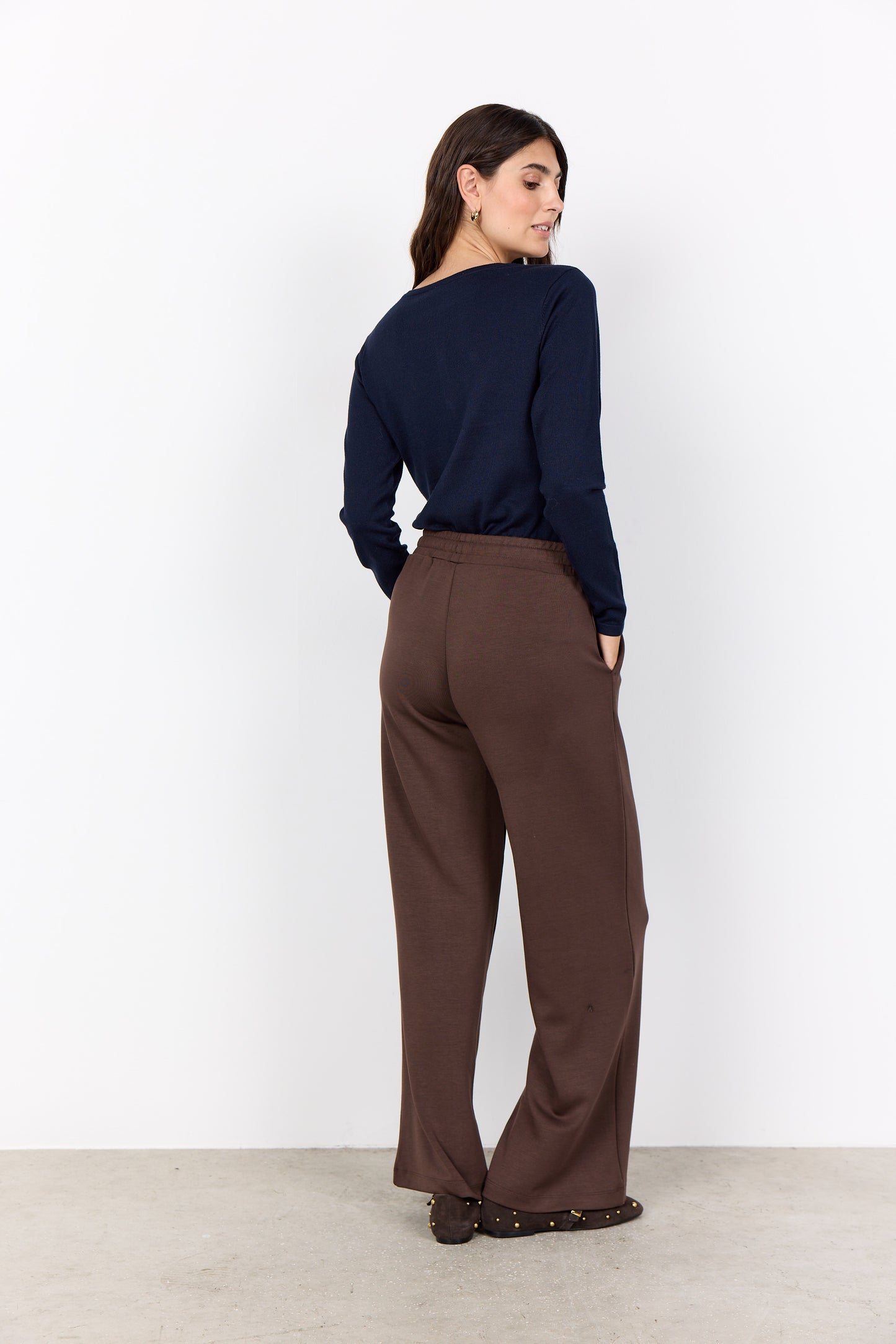 Pull-On Wide Leg Drawstring Pant. Style SOYA4F25924