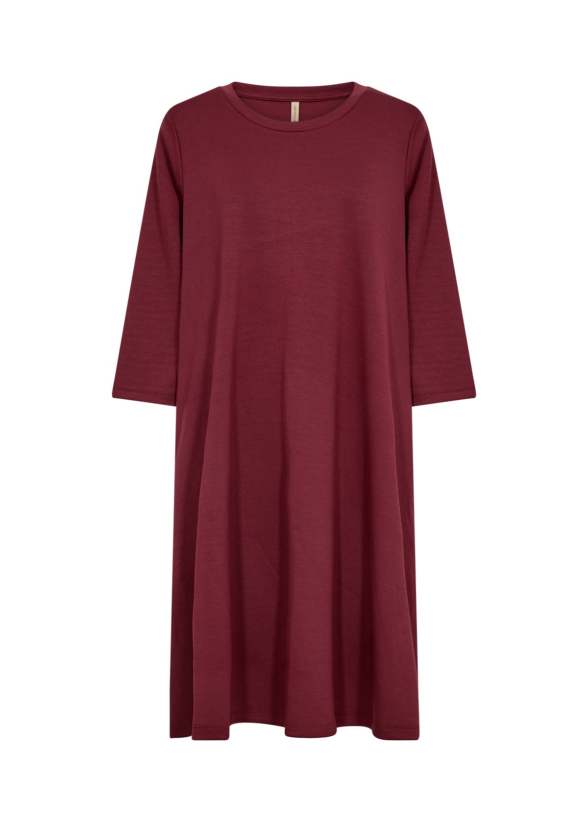 3/4 Sleeve Flared Skirt Midi Length Dress. Style SOYA4F26307