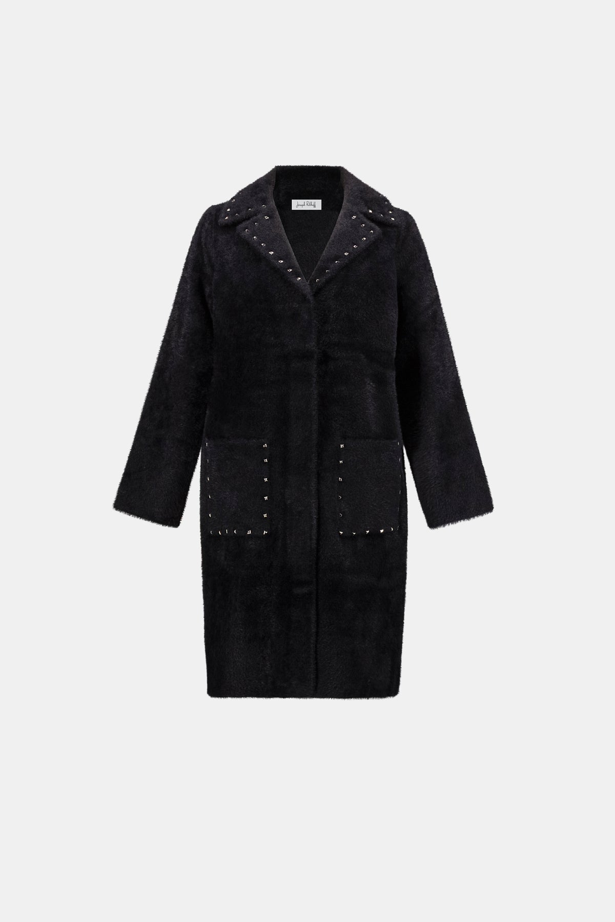 Stud Details Notch Lapel Collared Jacket. Style JR264921