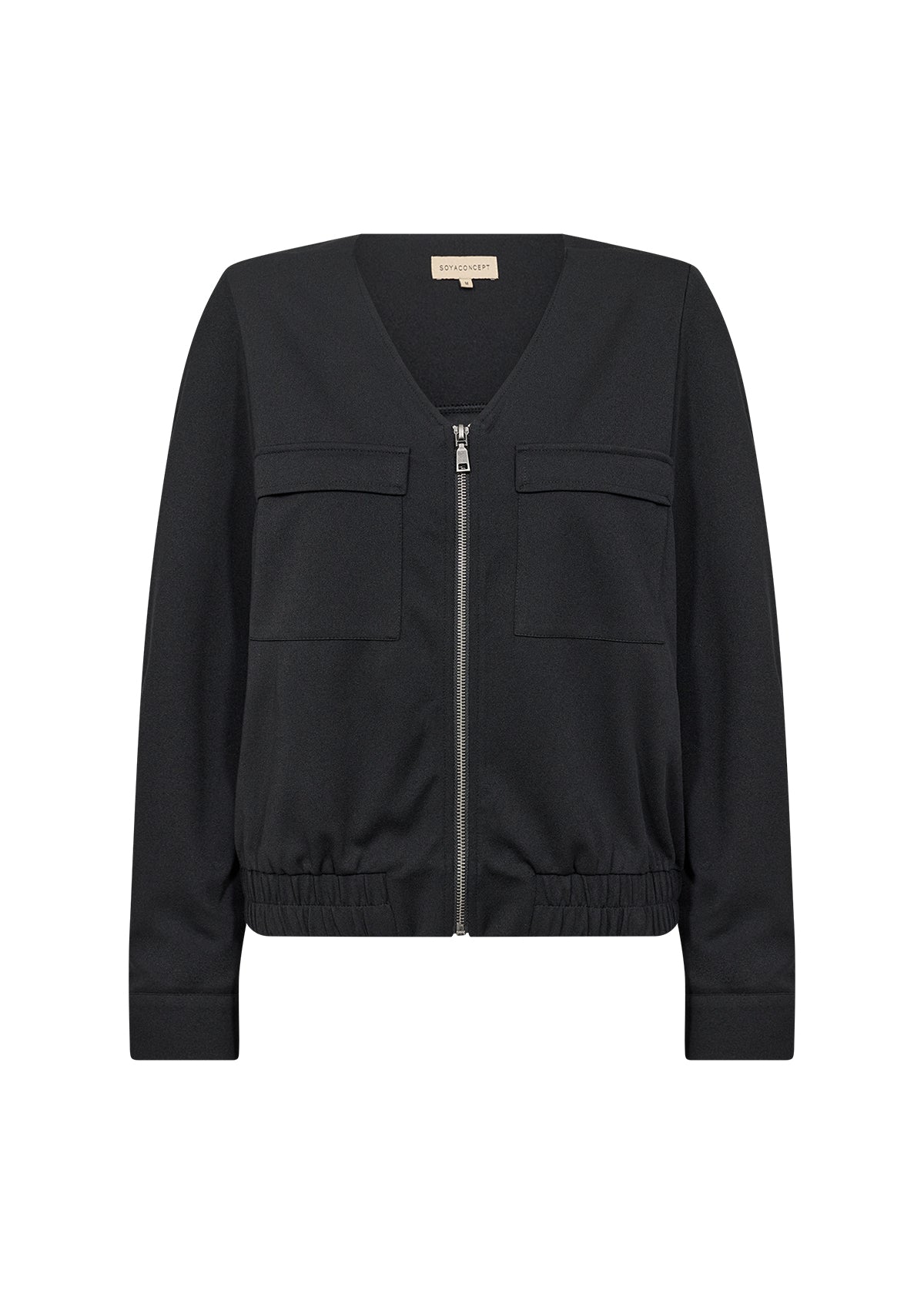 Boxy V-Neck Zip Up Jacket. Style SOYA4S26880