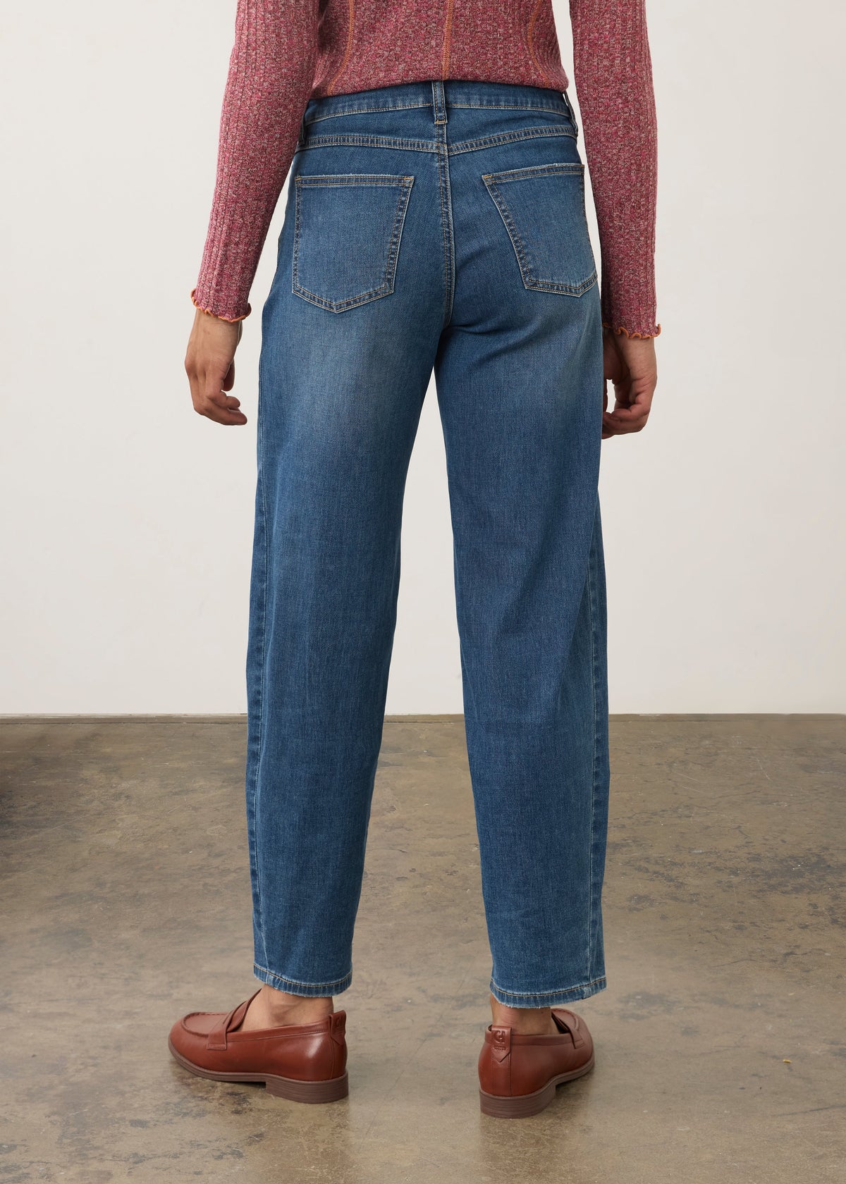 Girlfriend Barrel Ankle Denim. Style FD2795370