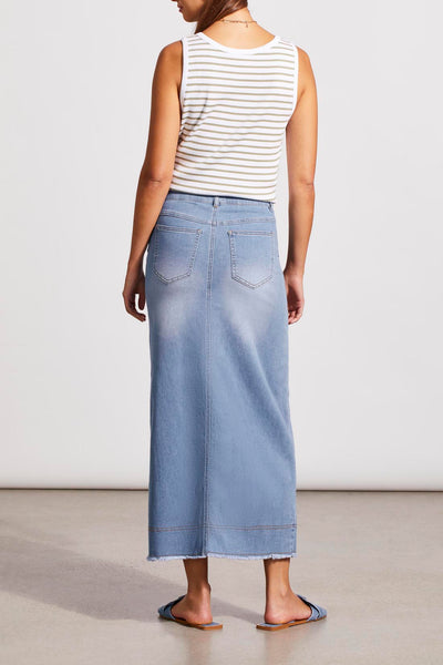 Full Length Denim Skirt. Style TR5407O-4798