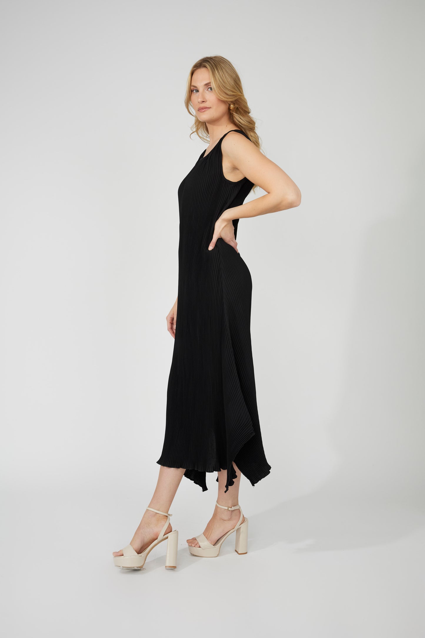 Casual Sleeveless A-Line Dress. Style FL251547