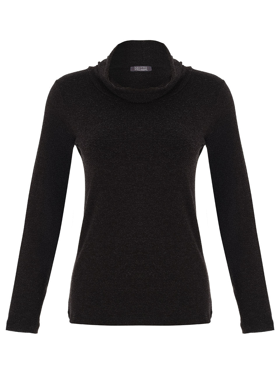 Cowl Neck Long Sleeve Pullover Top. Style DOLC75554