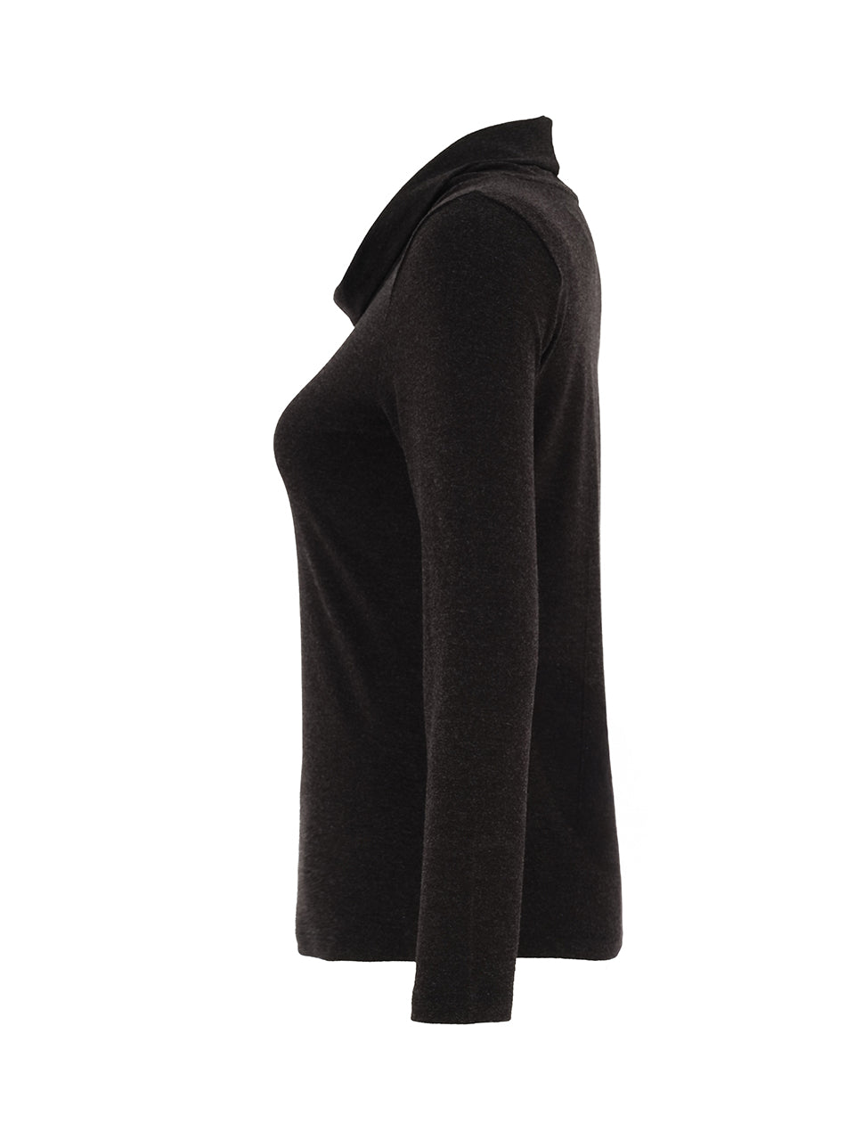 Cowl Neck Long Sleeve Pullover Top. Style DOLC75554