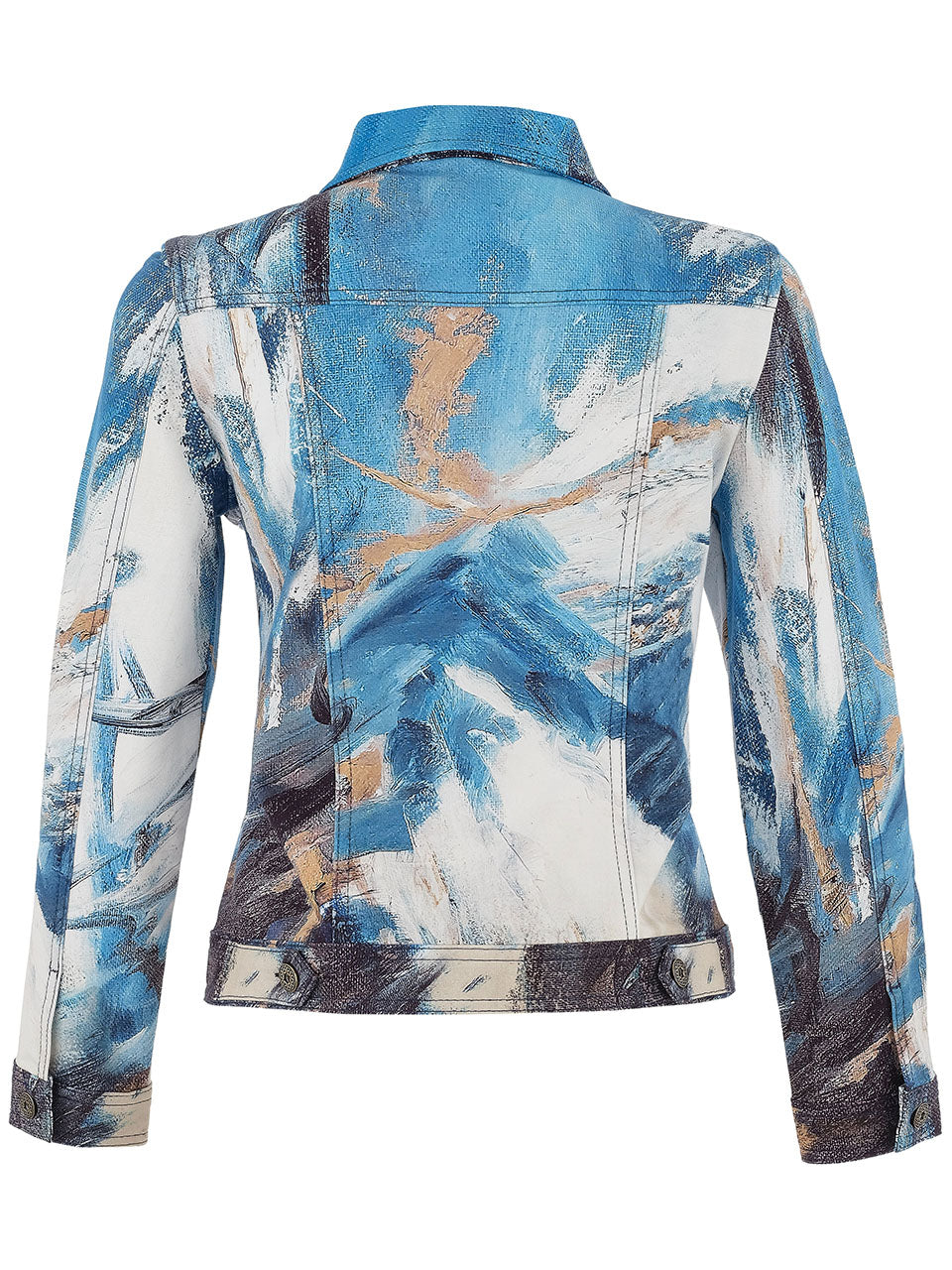 "The Storm" Artist Print Button Front Jcket. Style DOLC75677