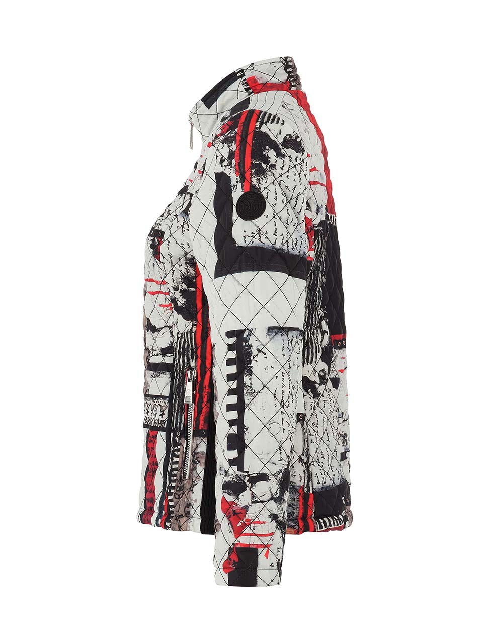 "Bookworm" Artist Print Puffer Jacket. Style DOLC75831