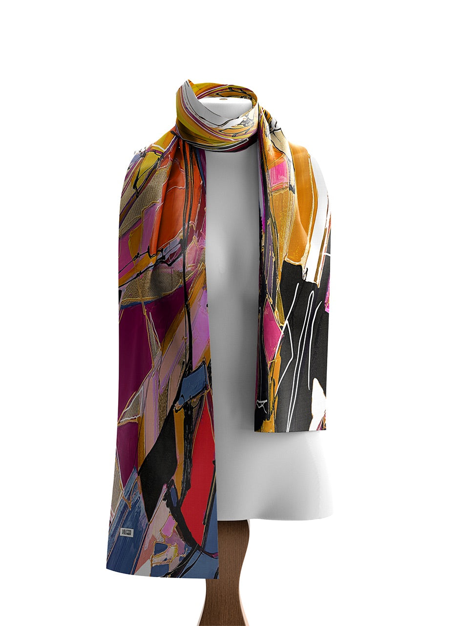 "Baisti" Artist Print Scarf. Style DOLC75902