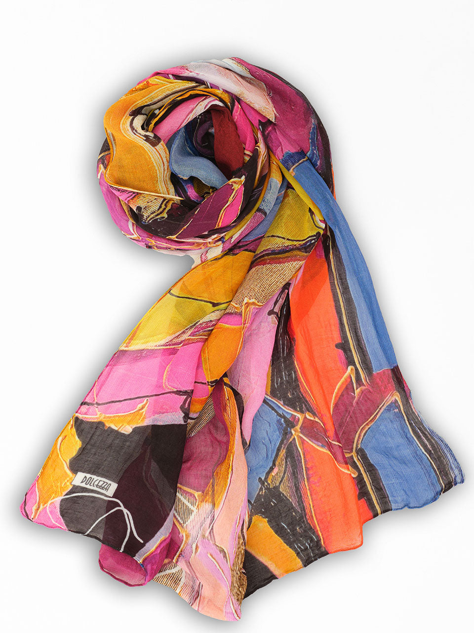 "Baisti" Artist Print Scarf. Style DOLC75902