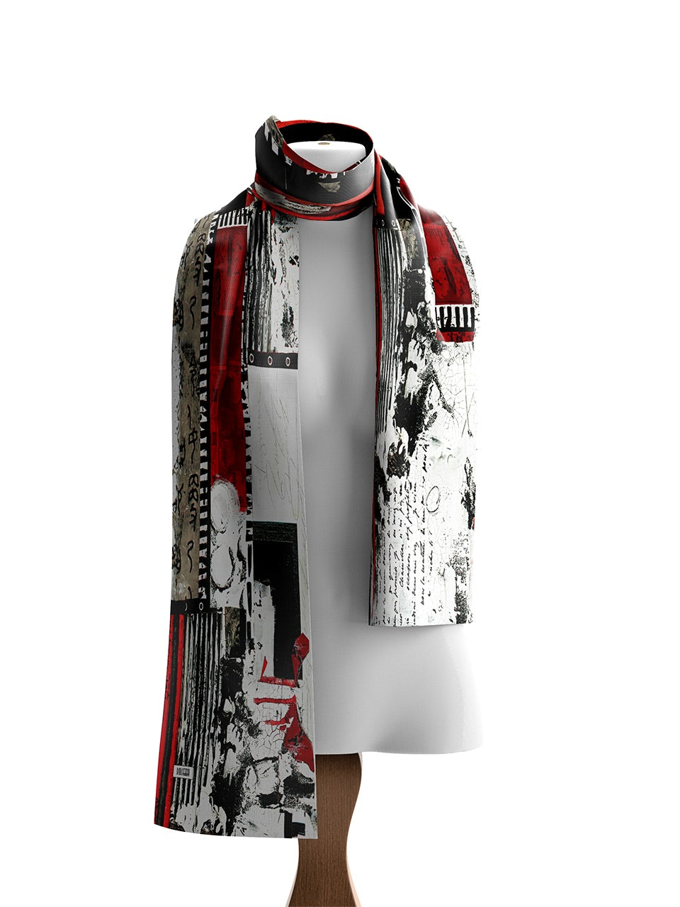 "Bookworm" Artist Print Scarf. Style DOLC75904