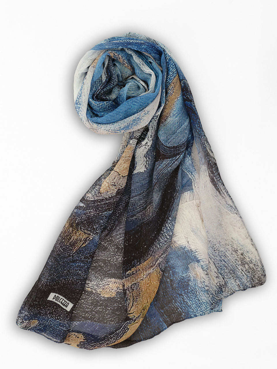 "The Storm" Artist Print Scarf. Style DOLC75907