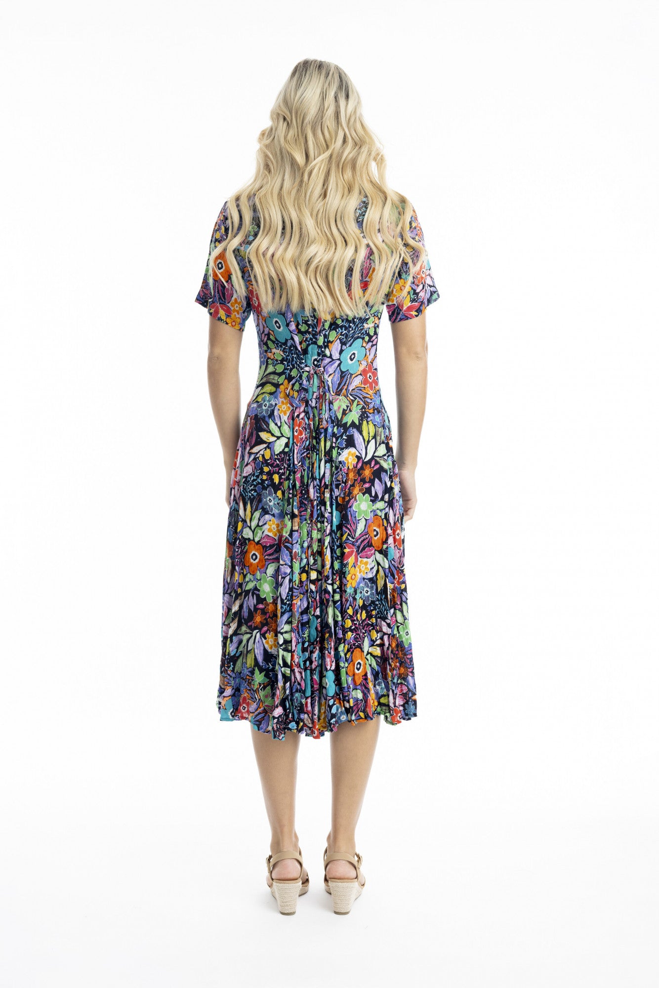 Granada Floral Midi Dress. Style ORI81271