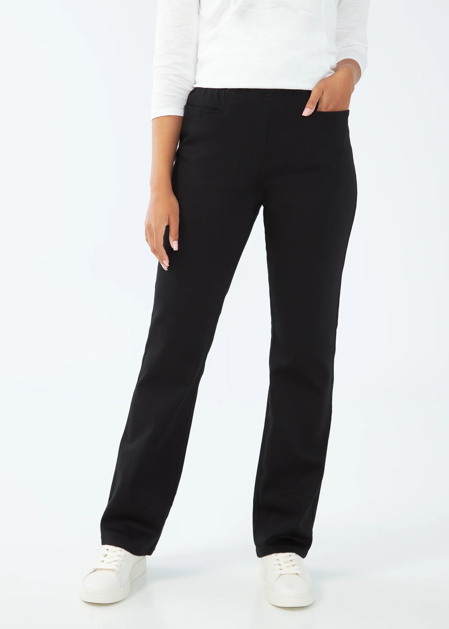Petite Suzanne Pull On Bootcut Jean. Style FD859106N-EBN