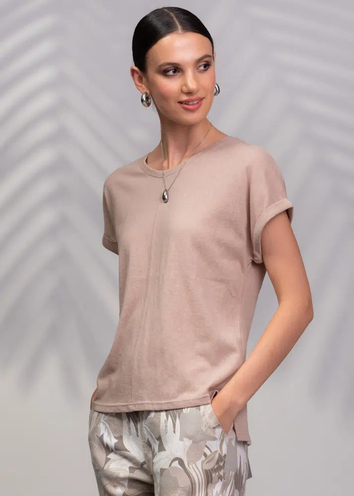 Cuffed Dolman Sleeve T-Shirt. Style ALSA45140