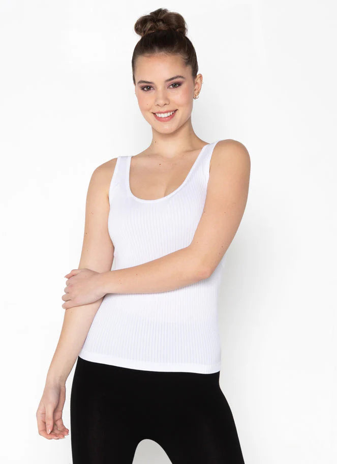 One Size Rib Knit Tank. Style CMCERT1212