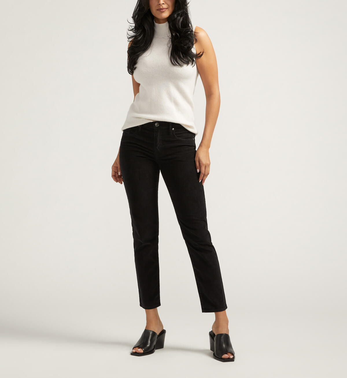 Cassie Mid Rise Slim Straight Corduroy Pant. Style JAGJ2940VSC624