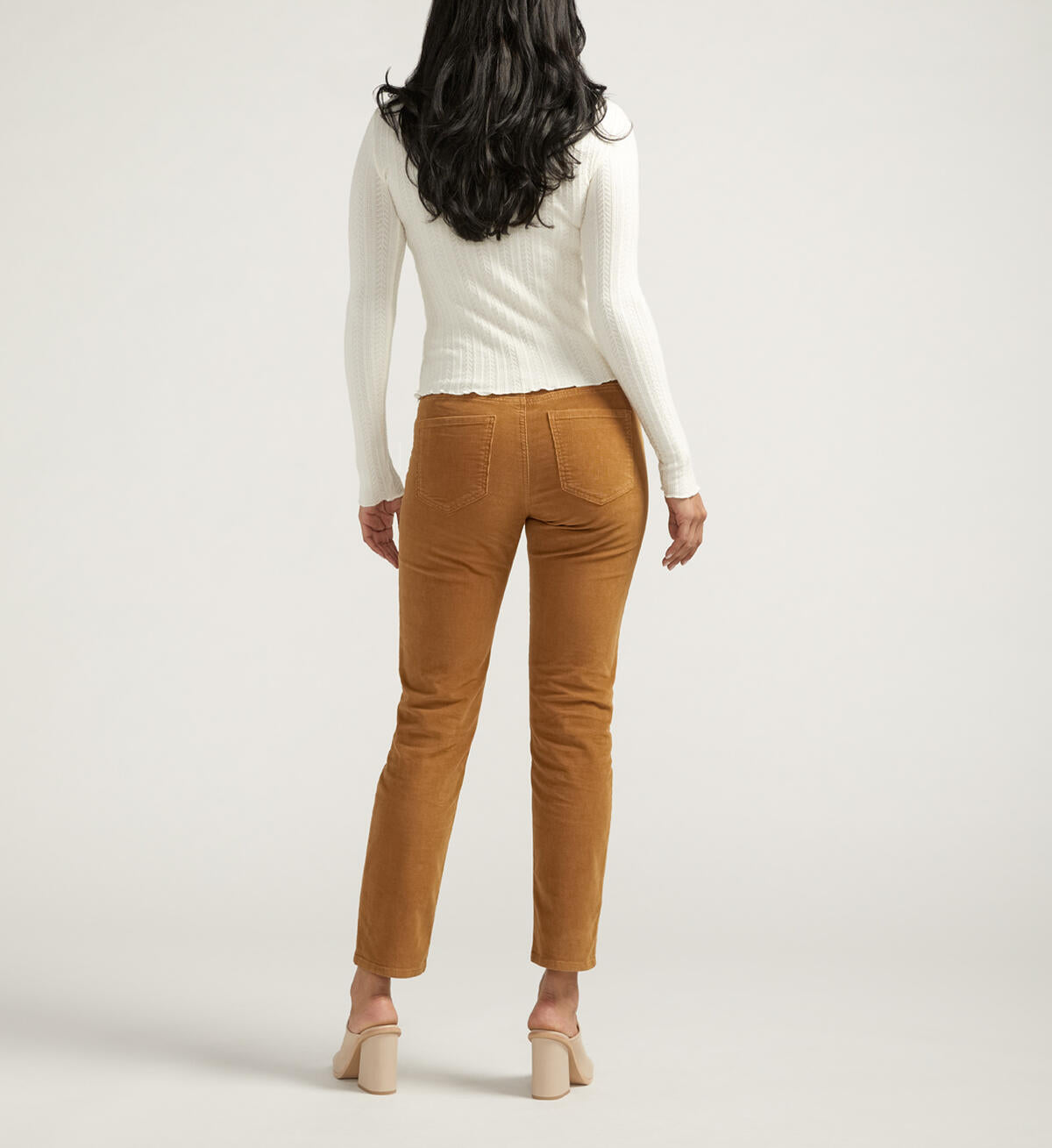 Cassie Mid Rise Slim Straight Corduroy Pant. Style JAGJ2940VSC624