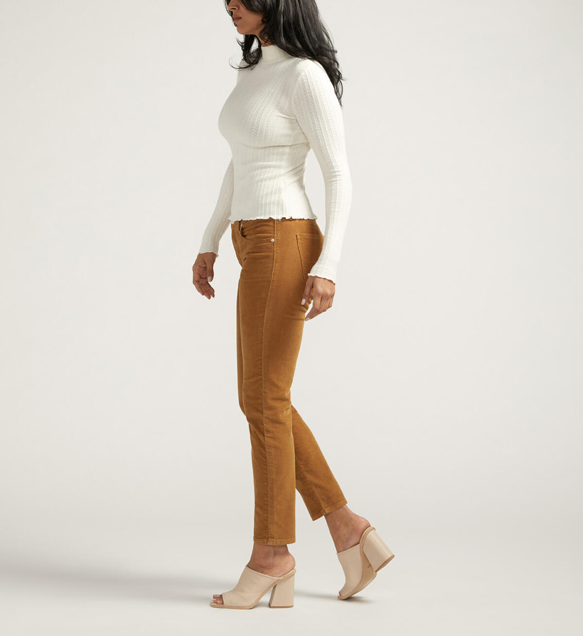 Cassie Mid Rise Slim Straight Corduroy Pant. Style JAGJ2940VSC624