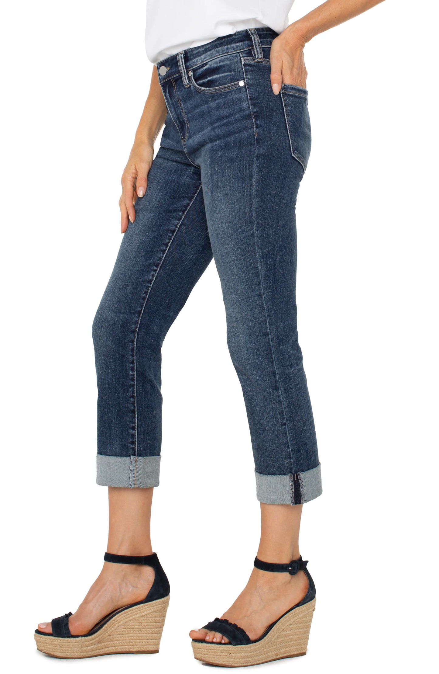 Charlie Rolled Cuff Cropped Jean. Style LVLM2150F88
