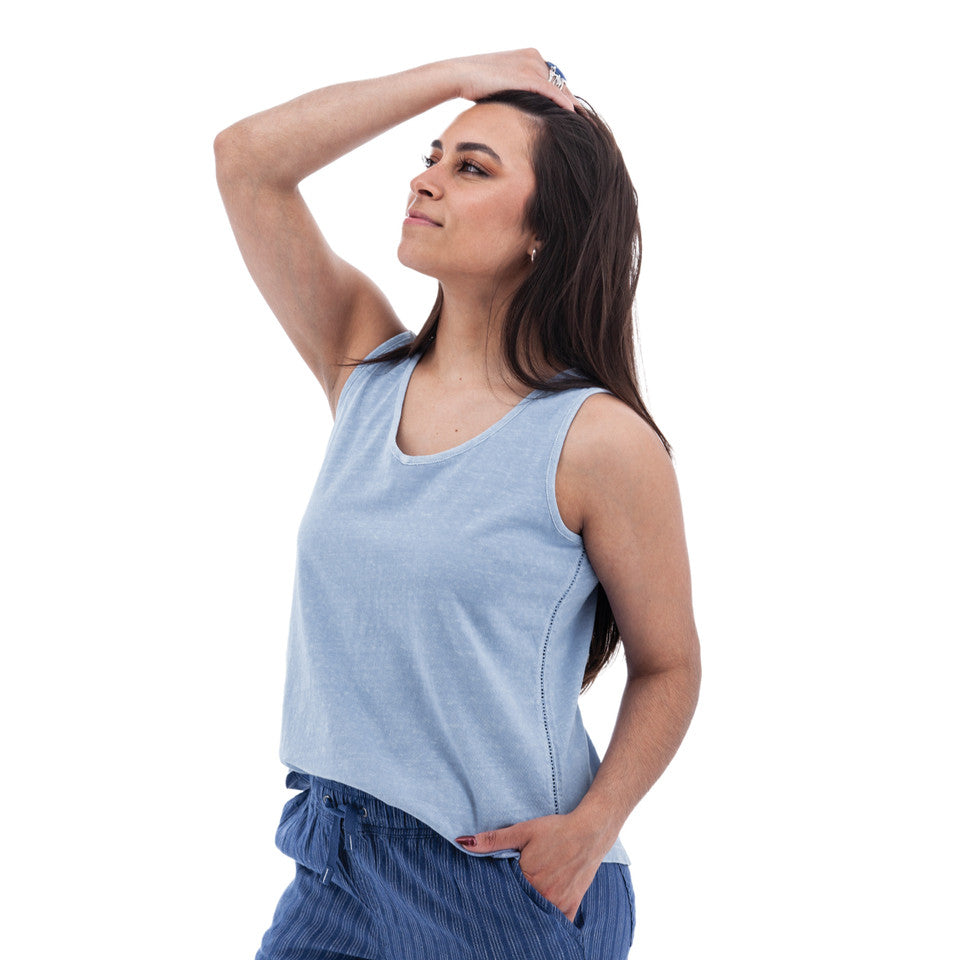 Simone V-Neck Tank Top. Style AVM169135